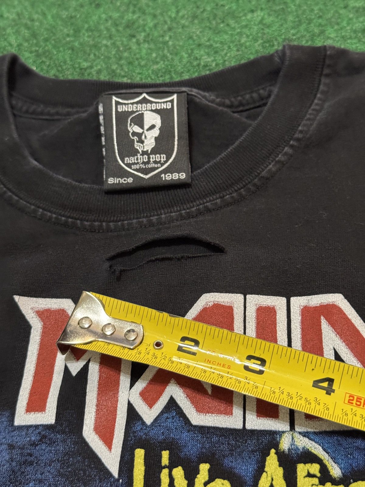Band Tees × Vintage Vintage Y2K Iron Maiden Life After Death Metal Band T Shirt Size US L / EU 52-54 / 3 - 9 Thumbnail