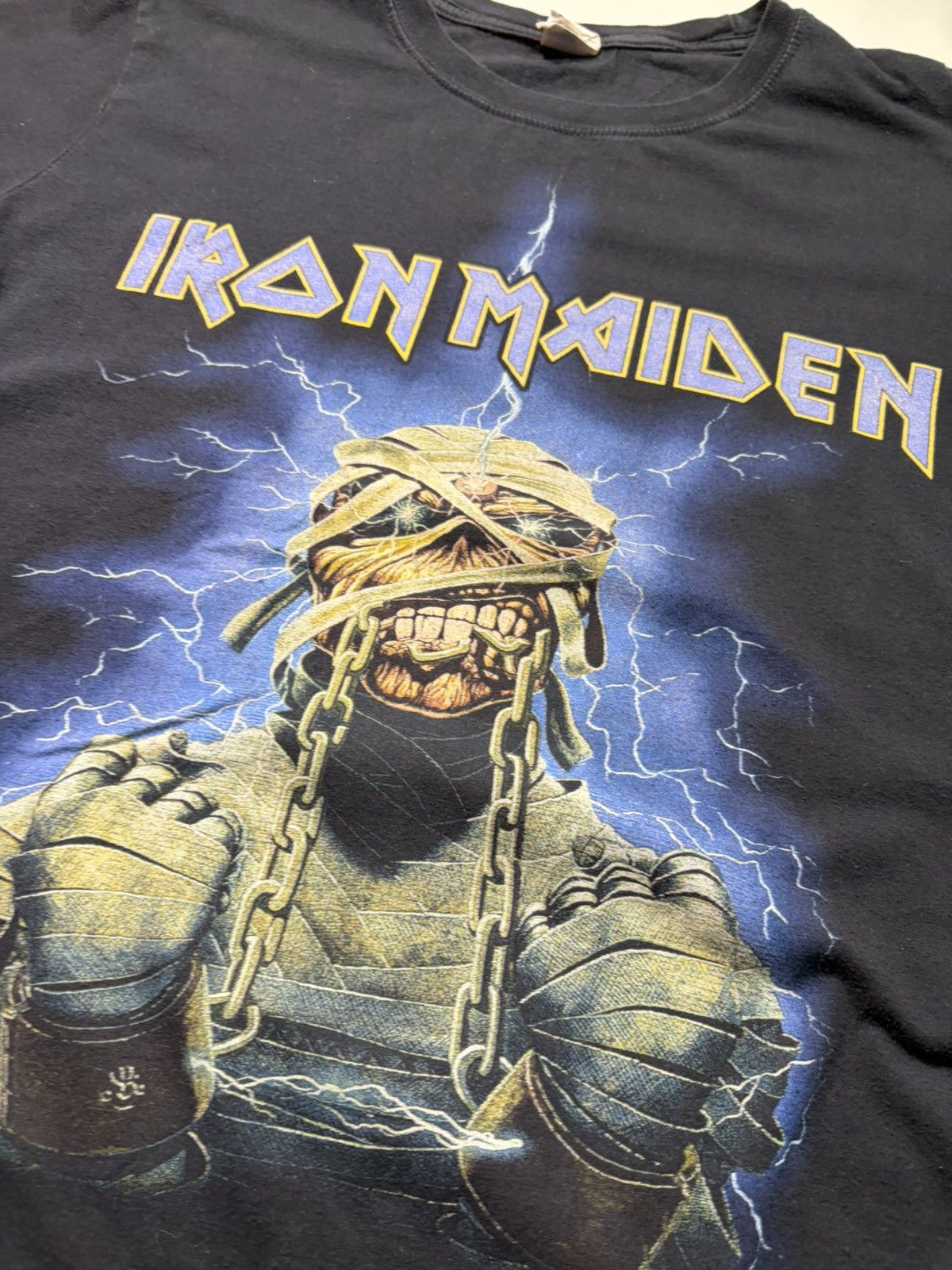 Vintage Vintage Iron Maden t shirts Size US L / EU 52-54 / 3 - 4 Thumbnail