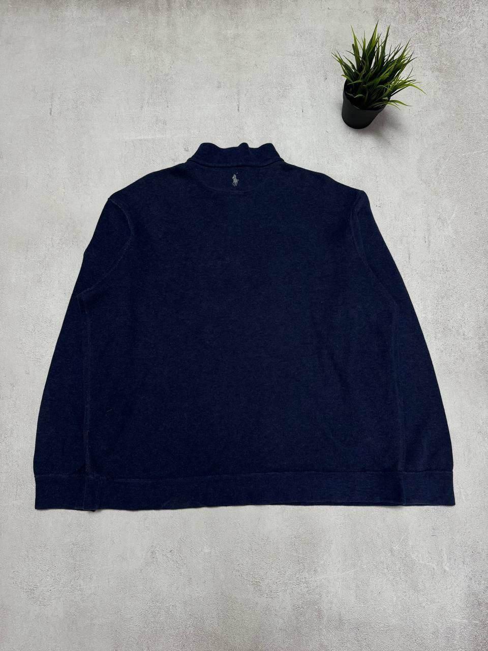 Polo Ralph Lauren × Vintage Vintage Polo Ralph Lauren Sweatshirt Zip 1/4 Double-Sided Size US L / EU 52-54 / 3 - 7 Thumbnail