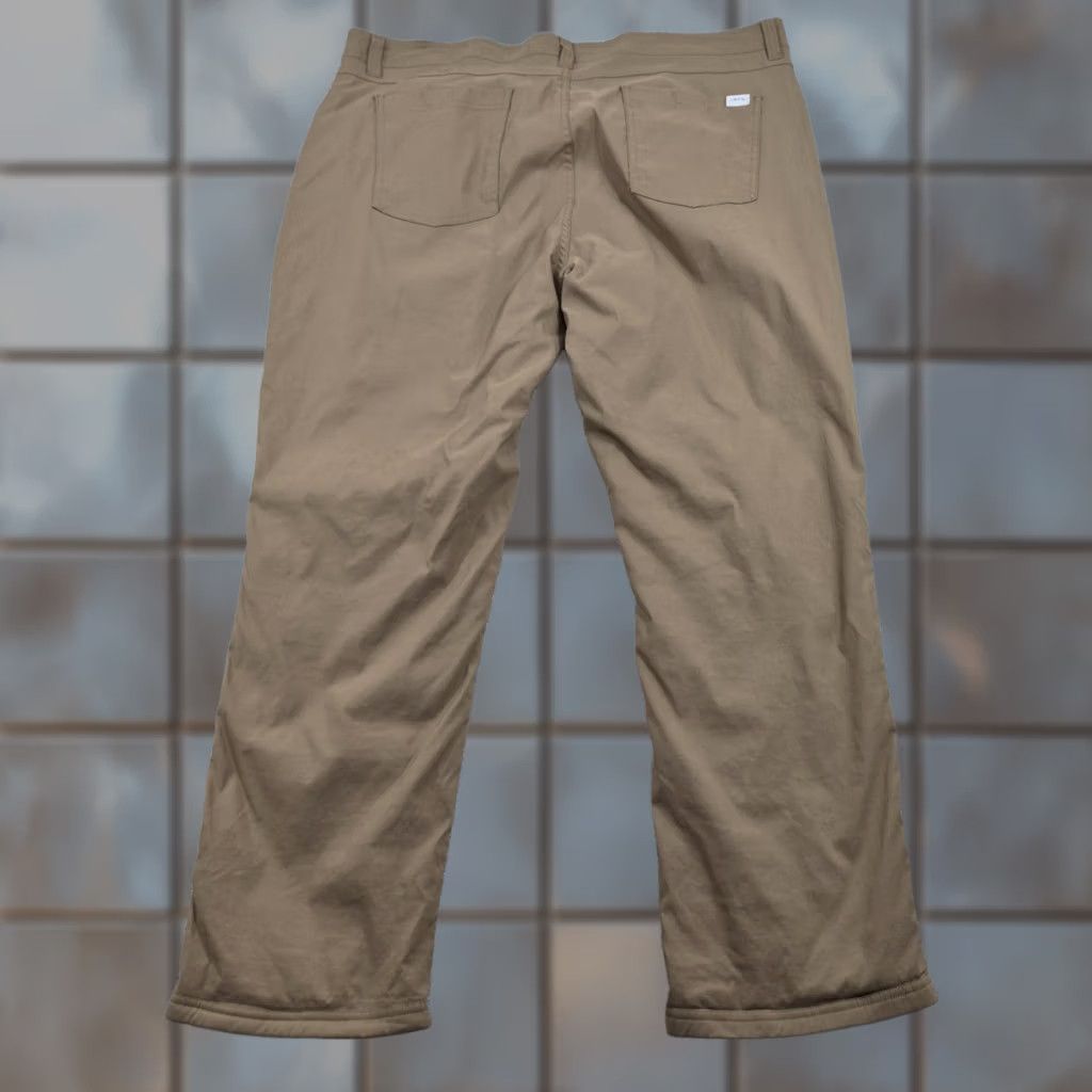 Orvis Orvis Pants Mens 40x30 Beige Fleece Lined Khaki Straight Leg Winter Outdoor Casual Workwear Travel Shirt? Size US 40 / EU 56 - 1 Thumbnail