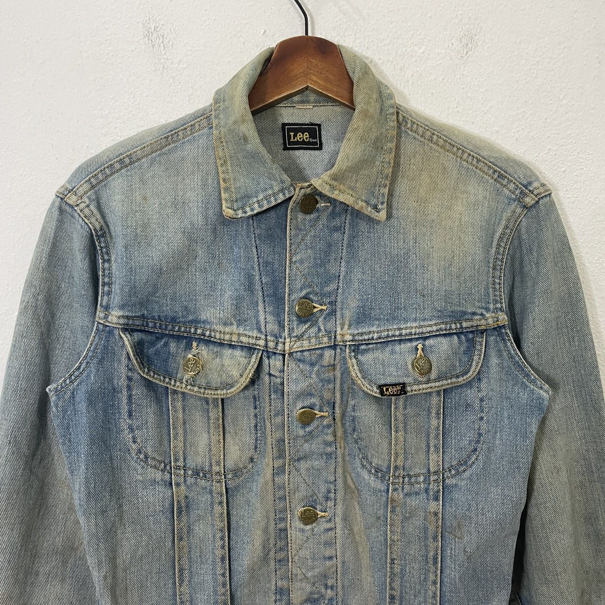Japanese Brand × Lee Vintage 90s LEE Denim Jacket Size M / US 6-8 / IT 42-44 - 4 Thumbnail