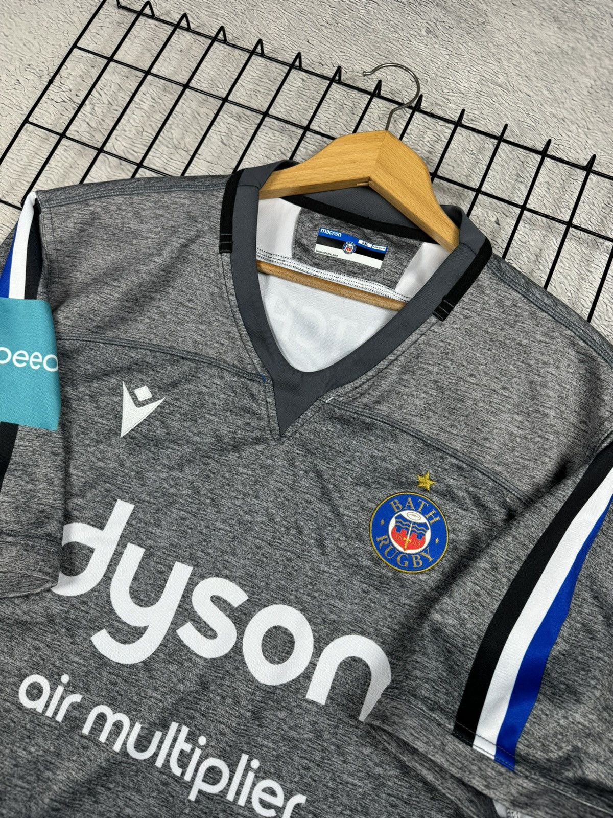 Macron Bath Rugby Union Away Shirt 2022/23 Macron 5XL size Jersey Size US XXL / EU 58 / 5 - 8 Thumbnail