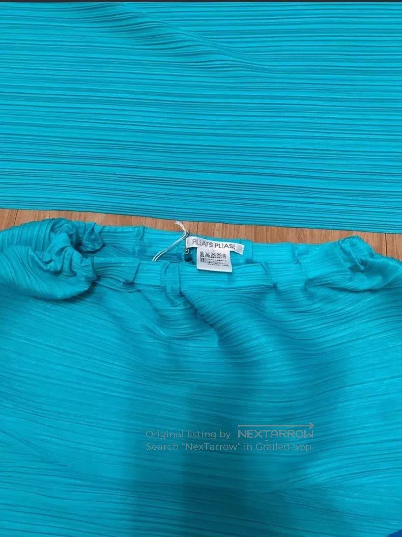Issey Miyake Issey Miyake Blue Short Sleeve Size L / US 10 / IT 46 - 8 Thumbnail