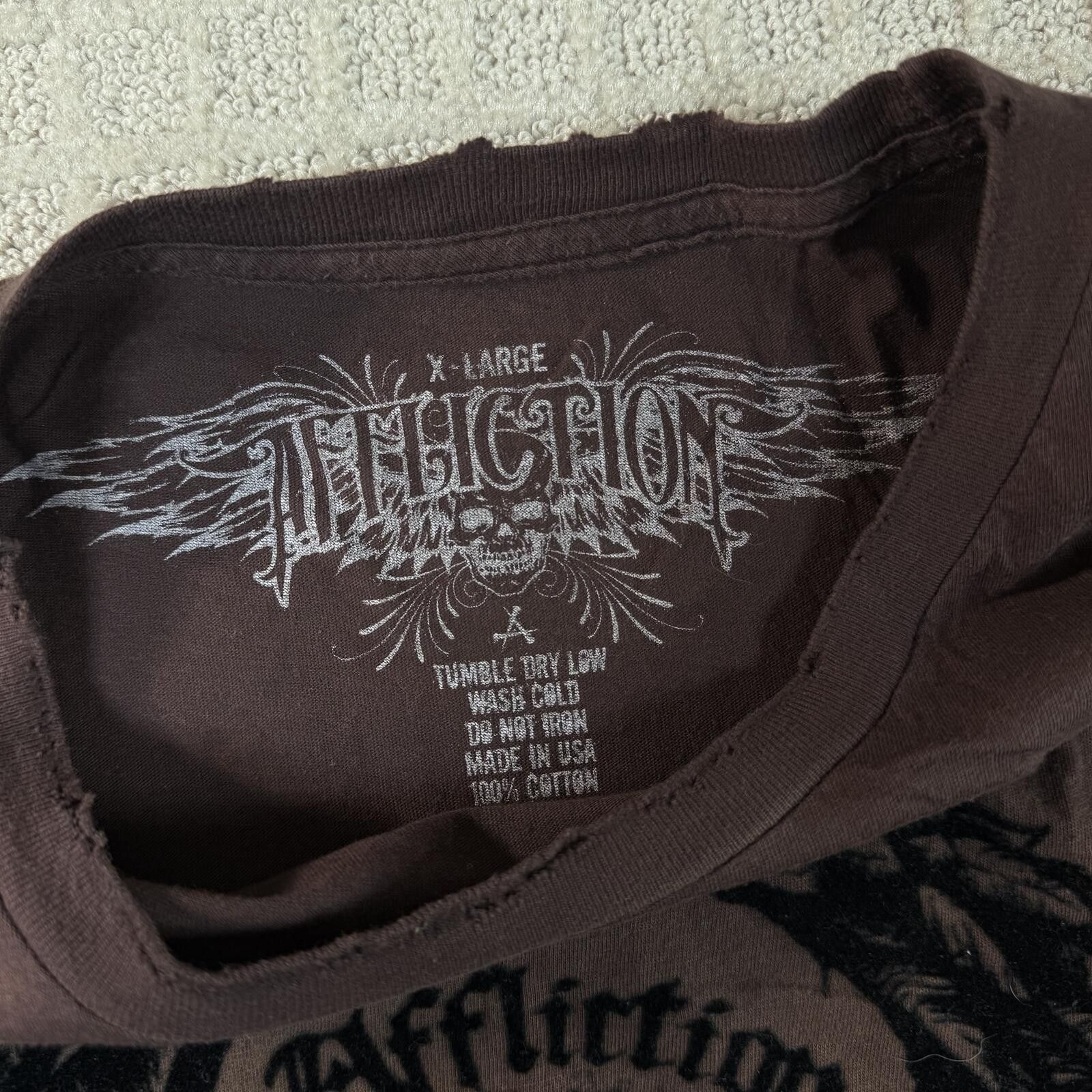Affliction Y2K Affliction Grim Reaper Graphic T Shirt XL Size US XL / EU 56 / 4 - 3 Thumbnail