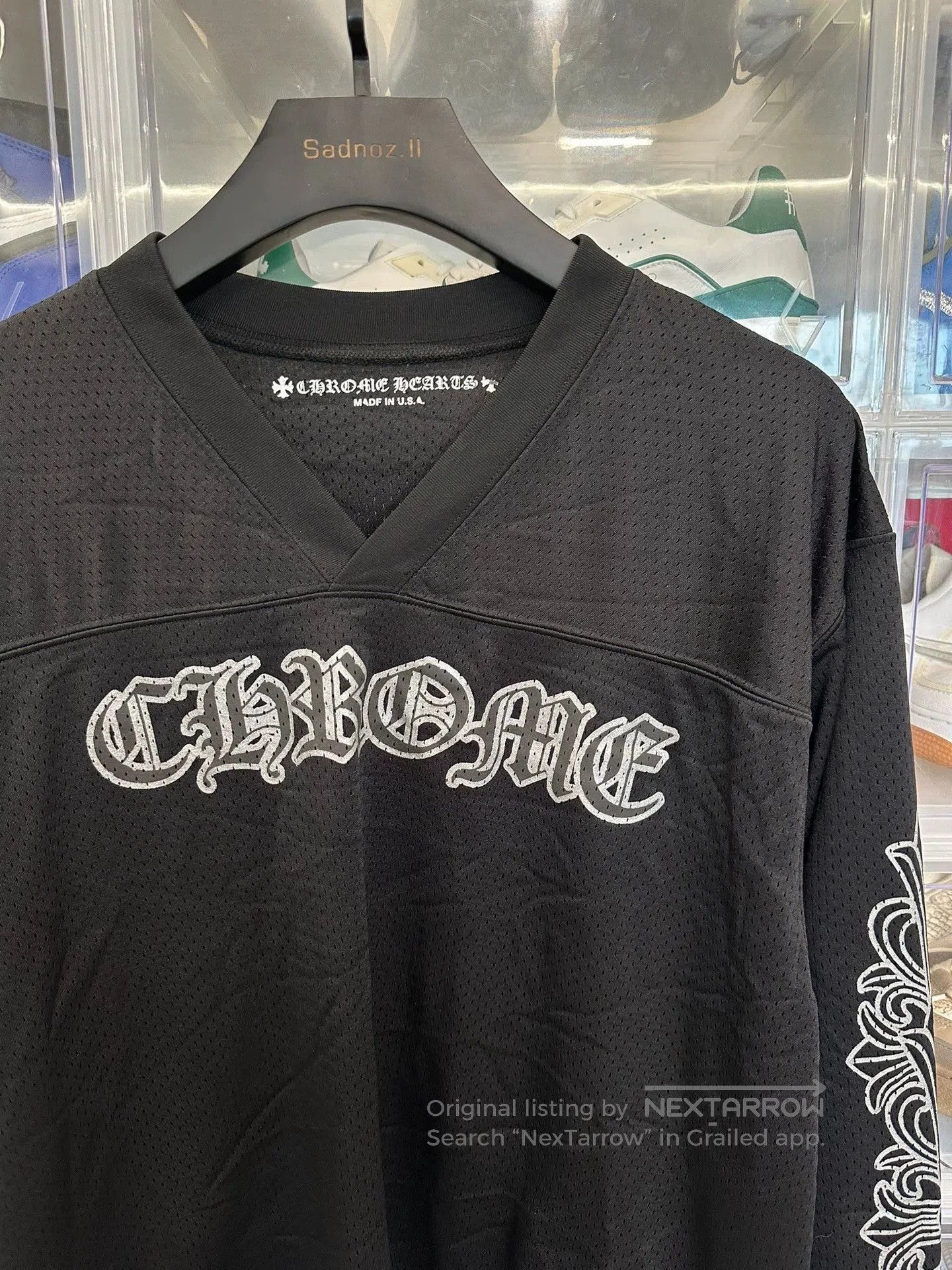 Chrome Hearts chrome hearts black long sleeve hockey jersey. Size US M / EU 48-50 / 2 - 2 Thumbnail