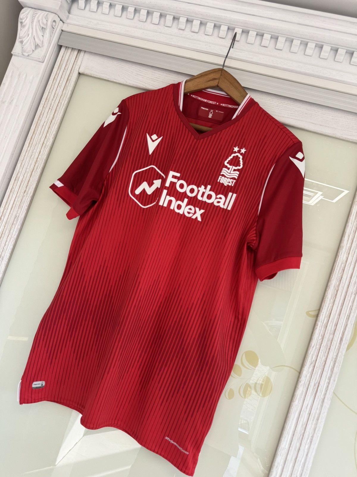 Macron Nottingham Forest 2019-2020 Home Soccer Jersey Football Kit Size US XL / EU 56 / 4 - 3 Thumbnail