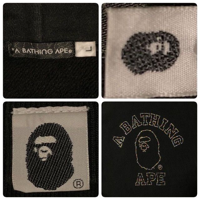 Bape × Swarovski 🔥Aoyama Exclusive🔥 Swarovski College Logo Pullover Hoodie Size US L / EU 52-54 / 3 - 9 Thumbnail