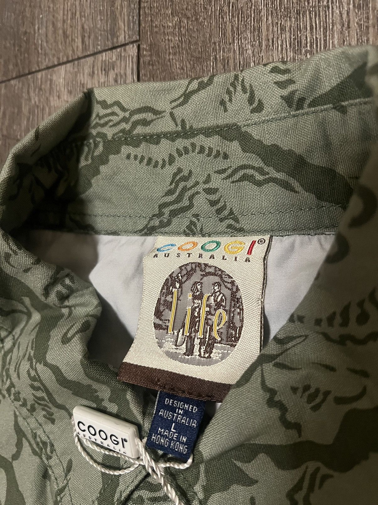 Coogi × Vintage Vintage Coogi Life Safari Camo Vest Size Large Size US L / EU 52-54 / 3 - 5 Thumbnail