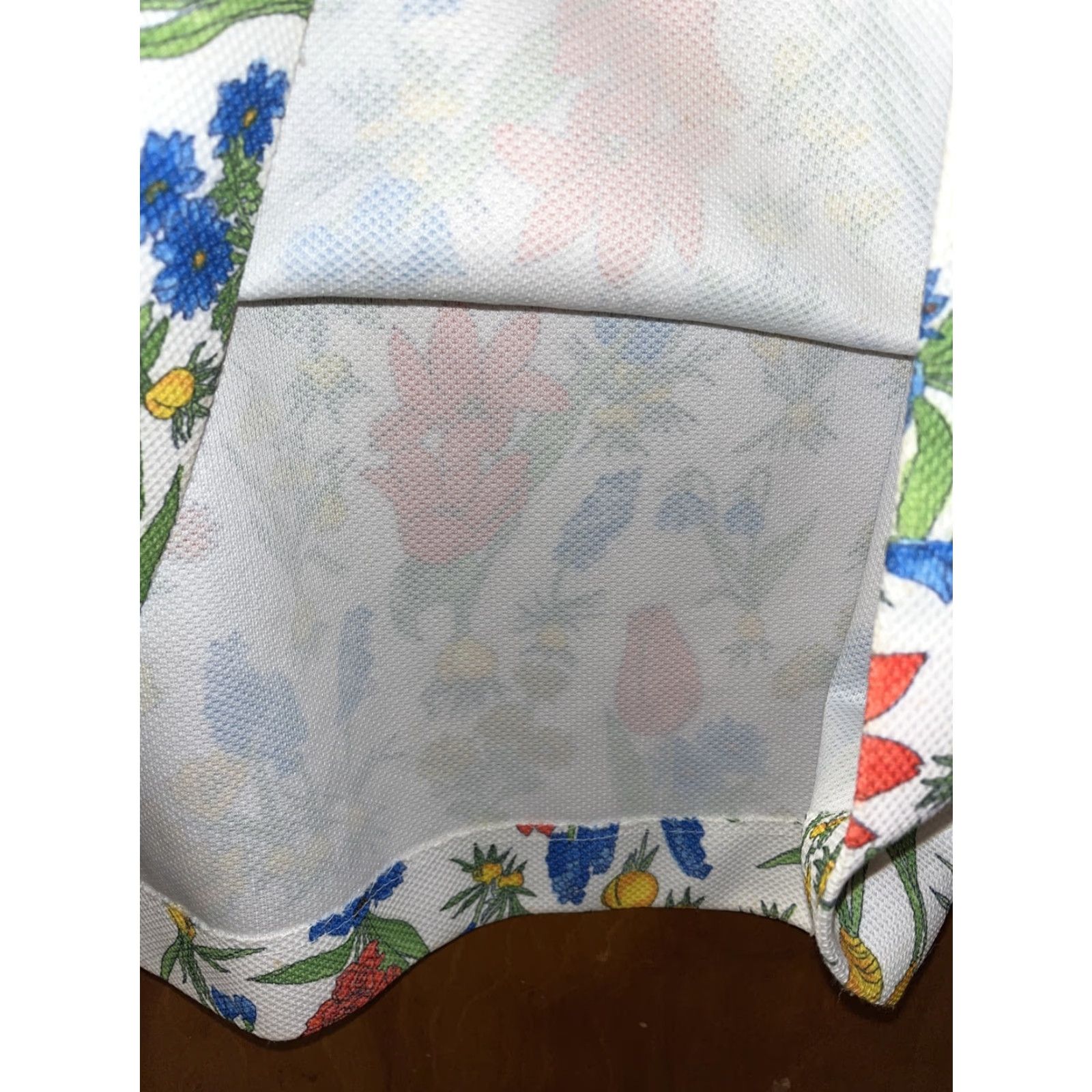 Vintage VINTAGE White Floral Skirt 32” Waist 30” Length Bohemian Hippie Flower Festival Women's Skirt Size 24" / US 00 / IT 34 - 6 Thumbnail