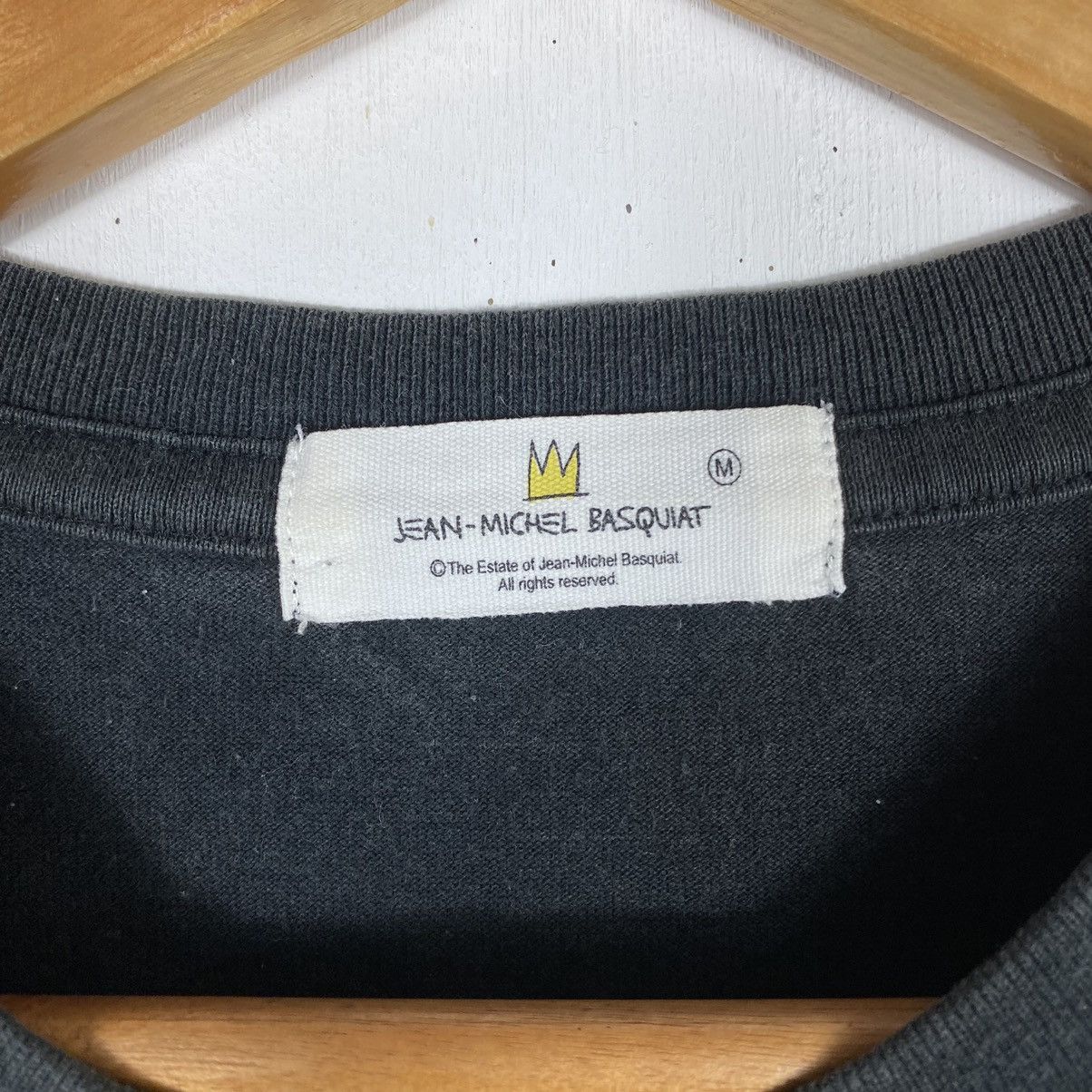 Jean-Michel Basquiat × Vintage Vintage 00's JMB EVIL THOUGHTS 1982 Artwork Fotofolio Tee Size US M / EU 48-50 / 2 - 7 Thumbnail