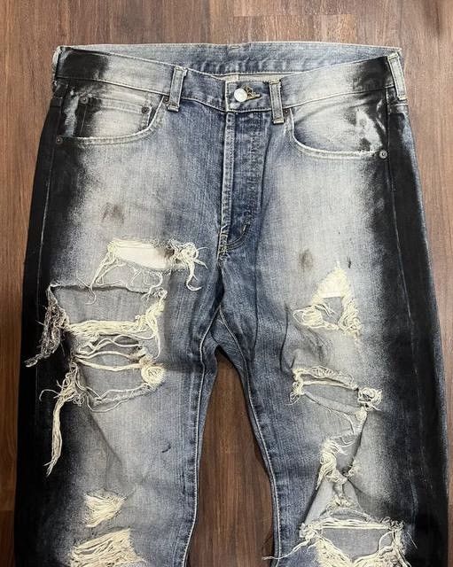 Japanese Brand Recyled Jeans Archive Flared Size US 40 / EU 56 - 4 Thumbnail