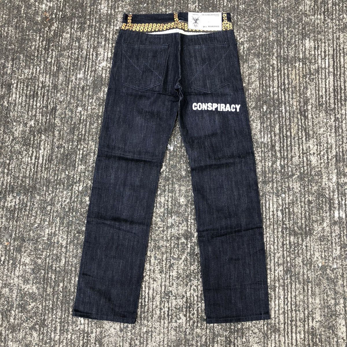 Neighborhood Stussy x Neighborhood Conspiracy Selvedge Jeans Size US 32 / EU 48 - 2 Thumbnail
