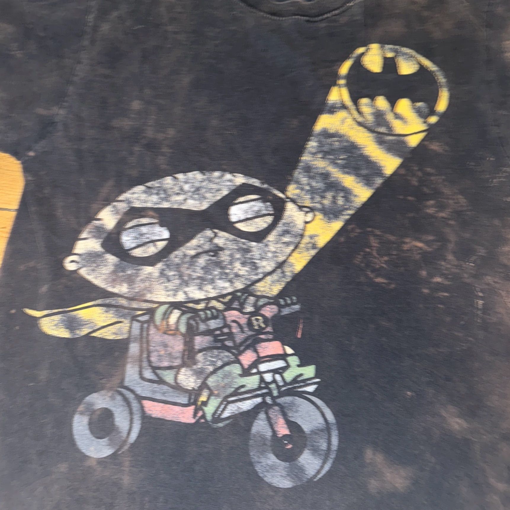Griffin Family Guy Stevie Griffin Batman T-Shirt 18x25 Black Medium Mens Size US M / EU 48-50 / 2 - 2 Thumbnail