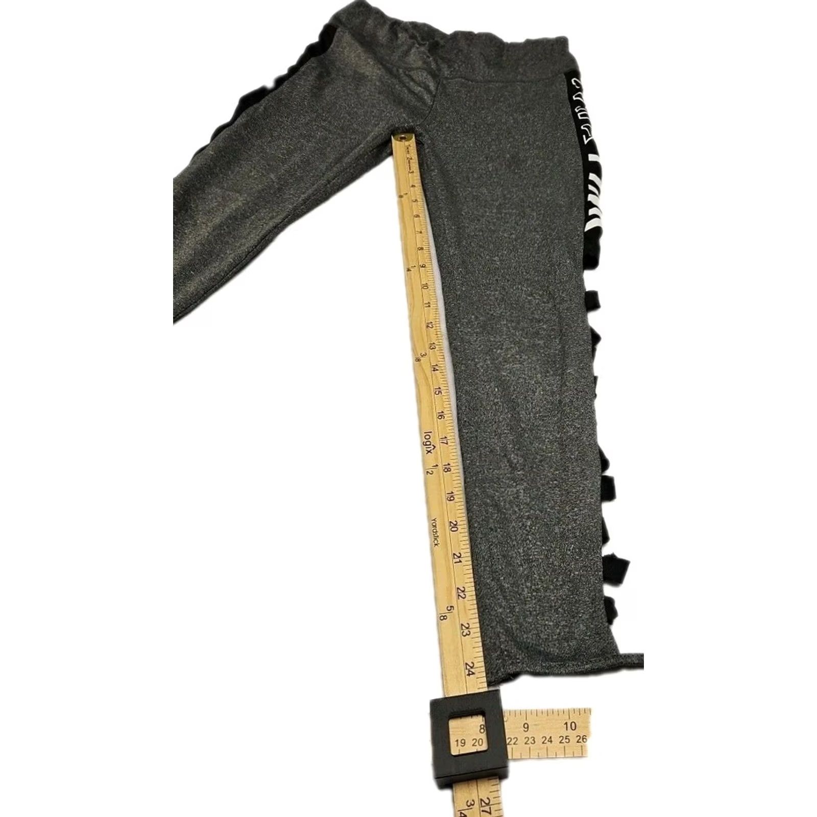 Vintage Victoria's Secret PINK Leggings Womens L Gray Cut Out Se... Size 36" / US 14 / IT 50 - 8 Thumbnail