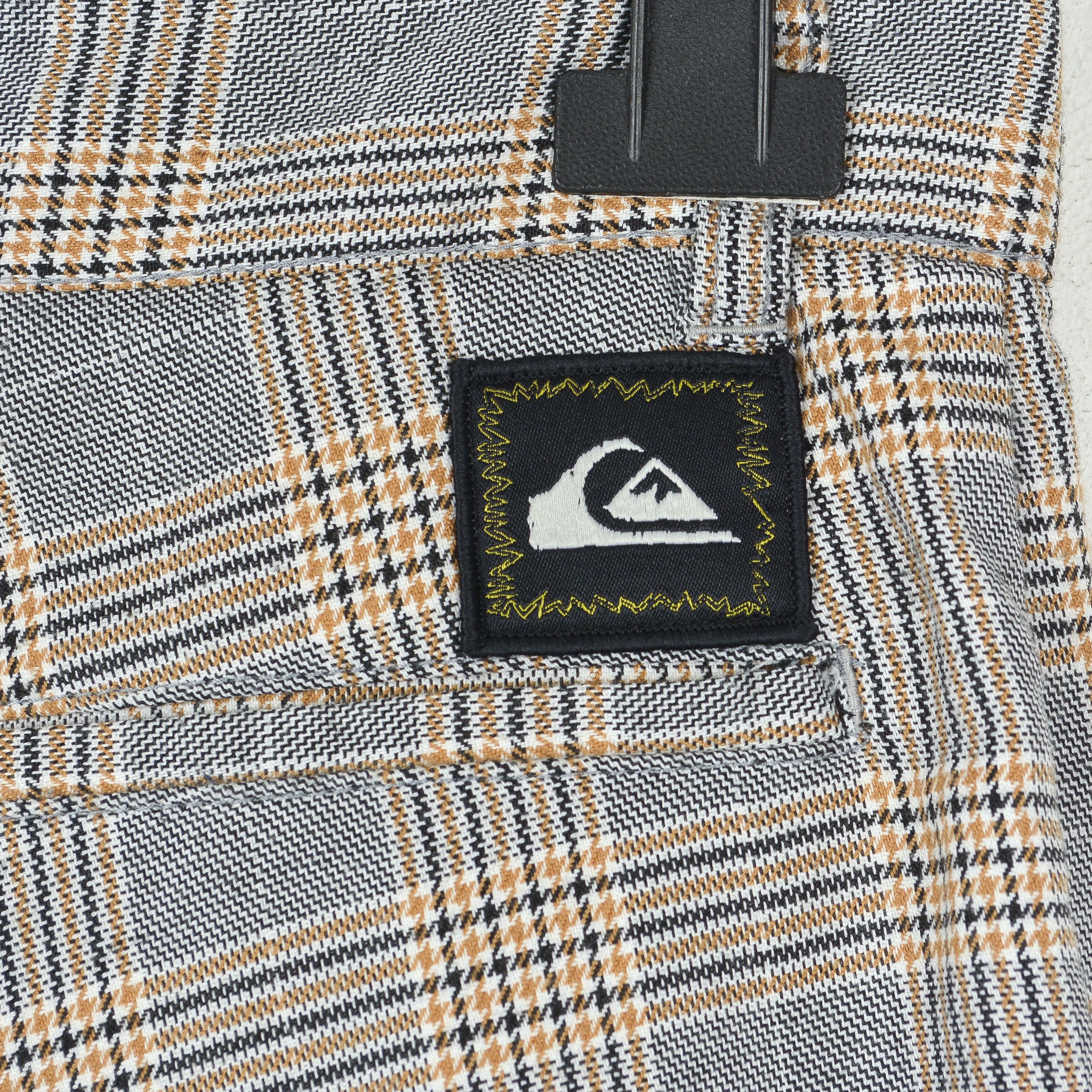 Quicksilver Gray Check Plaid Tartan Smart W32 Slim Trousers Pants Chinos Size US 32 / EU 48 - 5 Thumbnail