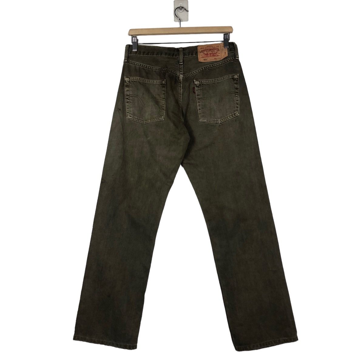 Levi's 🔥VINTAGE DENIM JEANS LEVI’S BIKER WEAR DISTRESSED Size US 30 / EU 46 - 8 Thumbnail