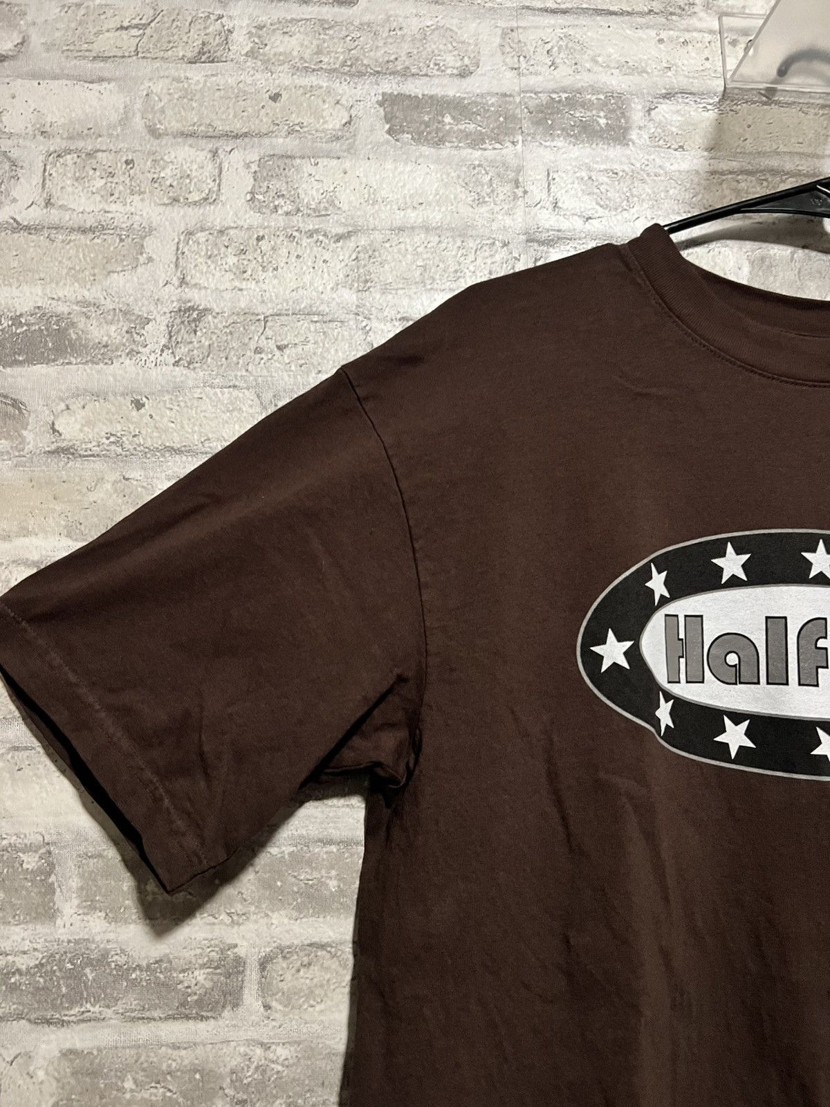 Half Evil HALF EVIL - EVIL OVAL TEE (BROWN) MEDIUM Size US M / EU 48-50 / 2 - 4 Thumbnail