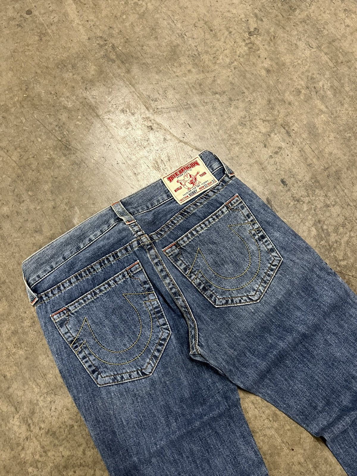 True Religion × Vintage True religion baggy fit y2k skater wide leg hype rare Size US 34 / EU 50 - 4 Thumbnail