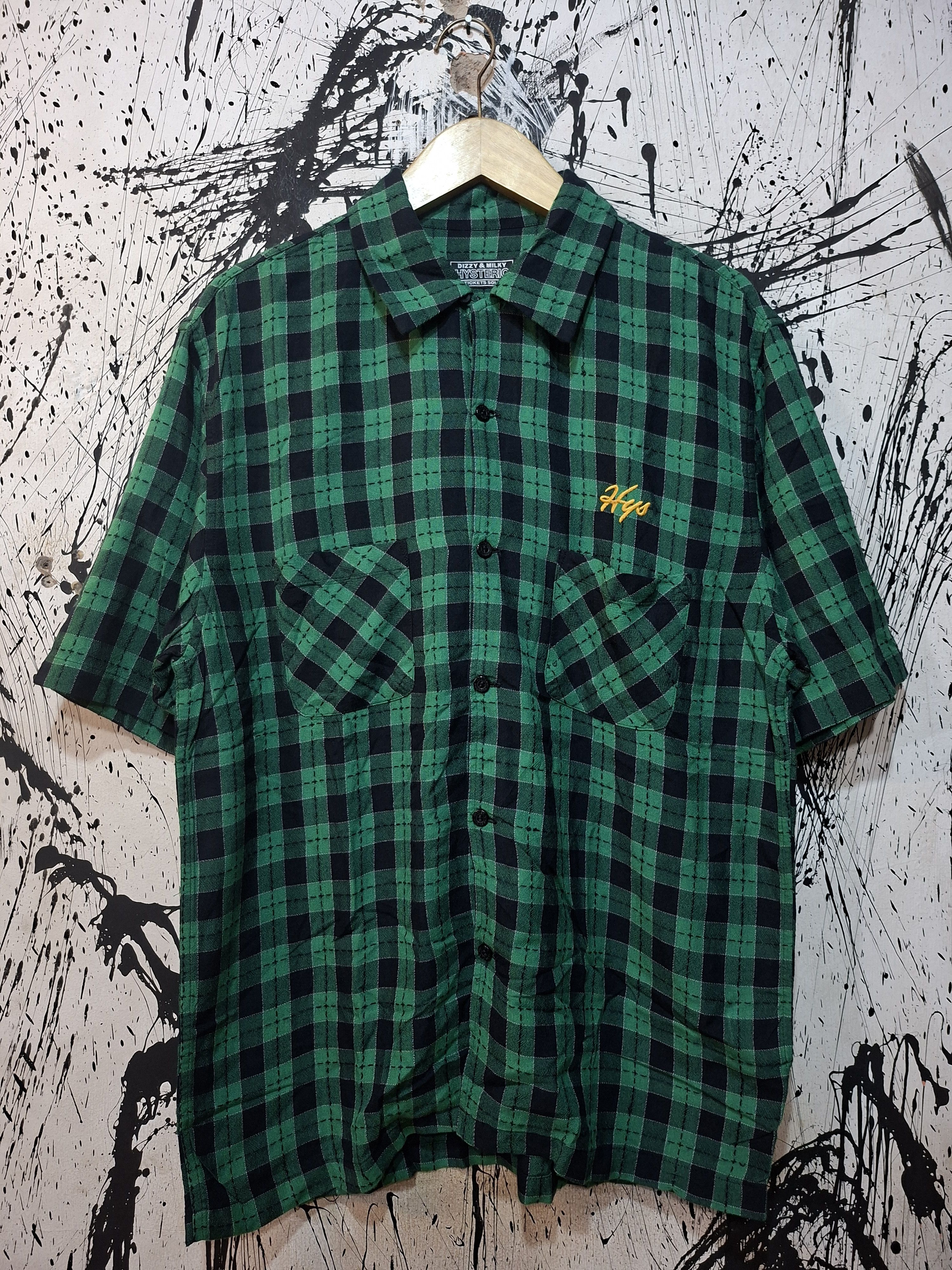 Hysteric Glamour HYSTERIC GLAMOUR KINKY PLAID CHECKERED BUTTON UP SHIRT Size US L / EU 52-54 / 3 - 4 Thumbnail
