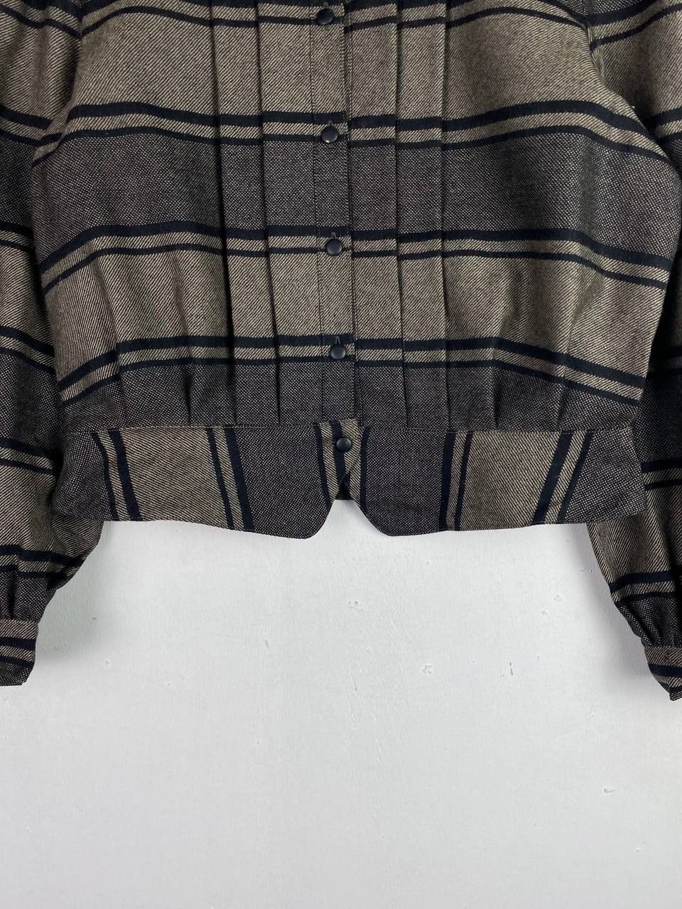 Japanese Brand japanese brand wool checkered jacket nice design Size M / US 6-8 / IT 42-44 - 3 Thumbnail