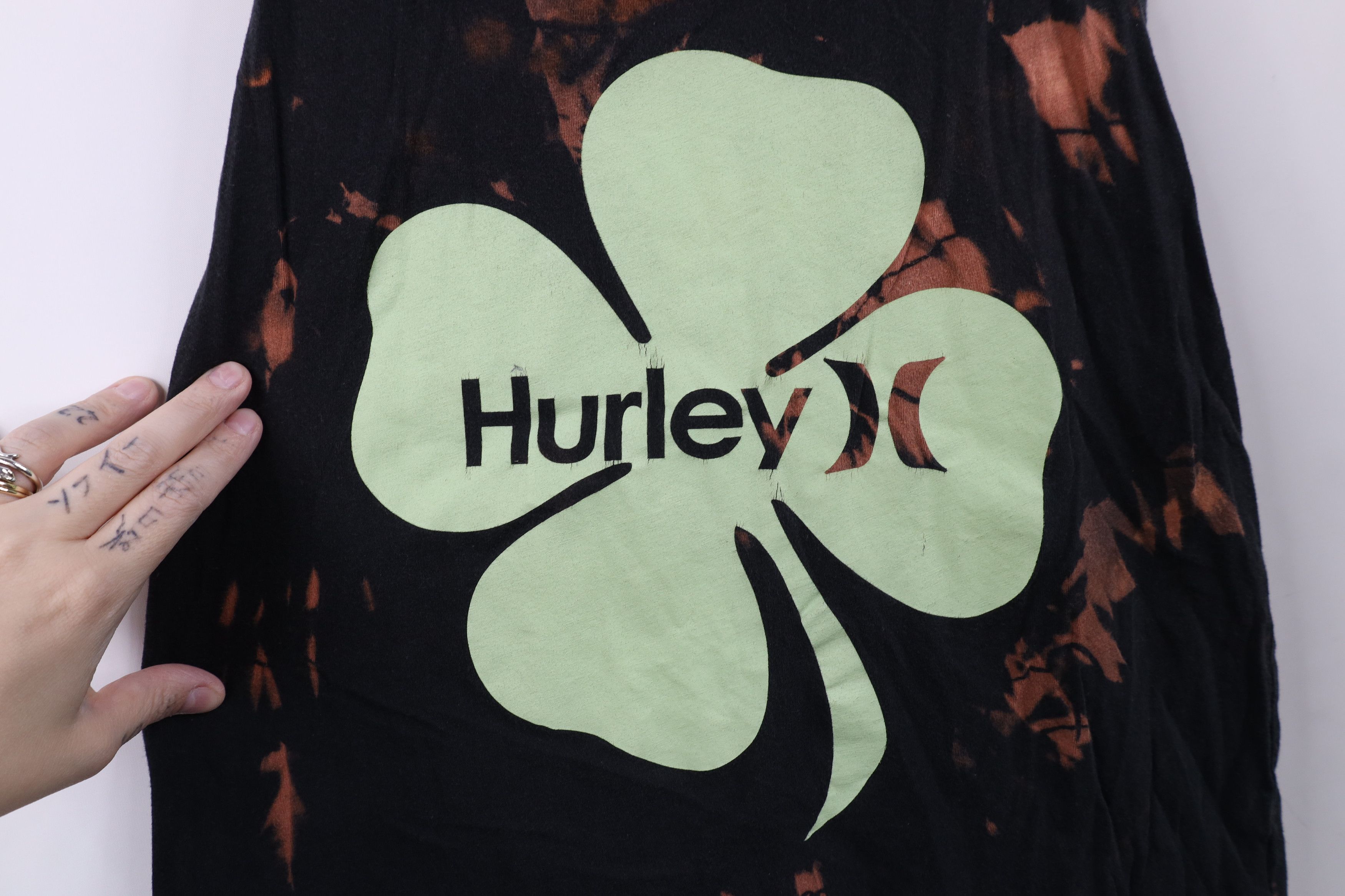 Hurley Vintage Y2K Hurley Surfing Acid Wash Tank Top T-Shirt Size S / US 4 / IT 40 - 4 Thumbnail