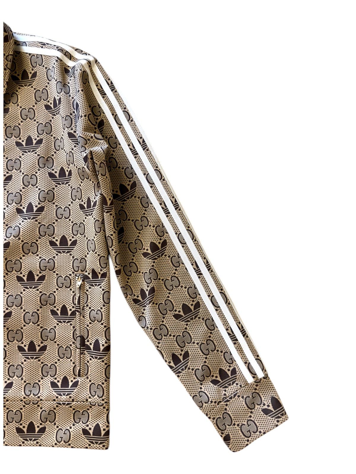 Adidas × Gucci Gucci x Adidas GG M Trefoil Track Monogram Jacket Size US M / EU 48-50 / 2 - 4 Thumbnail