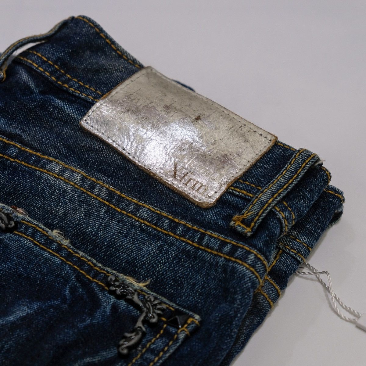Japanese Brand Xfrm splash low rise boot cut denim jeans (japan) Size US 28 / EU 44 - 4 Thumbnail