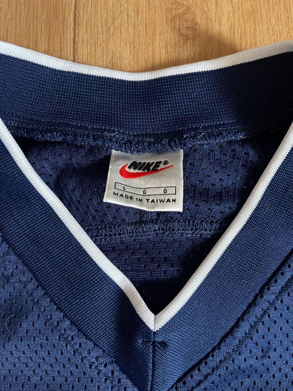 Nike × Vintage Nike Vintage Mesh T-shirt DRI-F.I.T. 90s Size US L / EU 52-54 / 3 - 4 Thumbnail