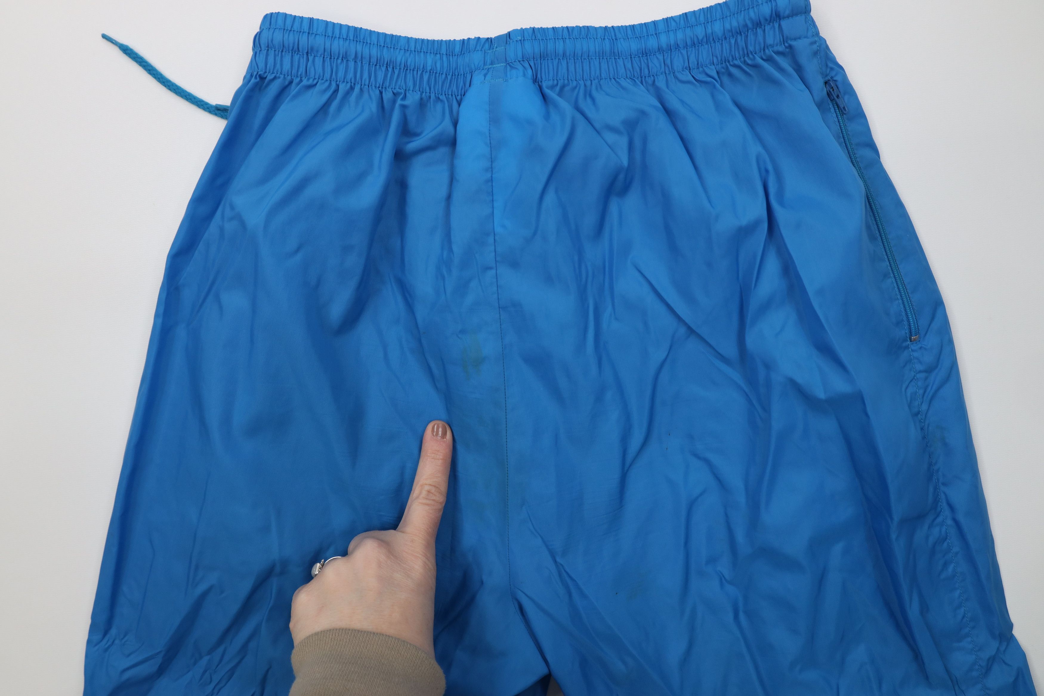 Adidas Vintage 80s 90s Adidas Spell Windbreaker Joggers Pants Blue Size US 34 / EU 50 - 14 Thumbnail