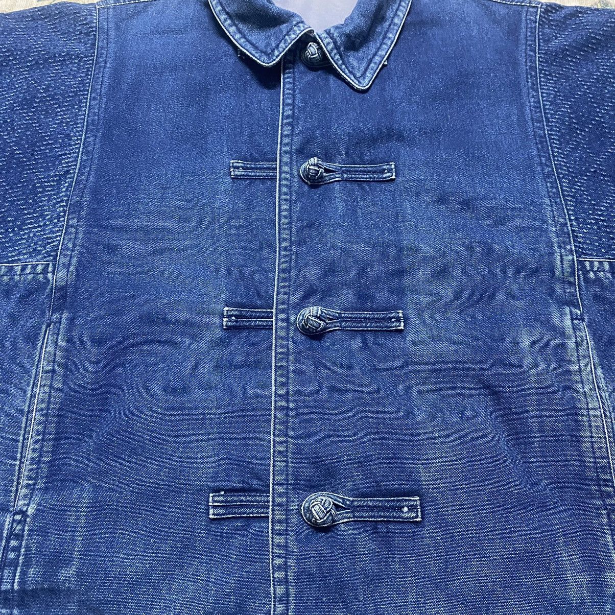 Issey Miyake 80s ISSEY MIYAKE Sashiko Kendo Denim Jacket Reversible Size US M / EU 48-50 / 2 - 21 Thumbnail