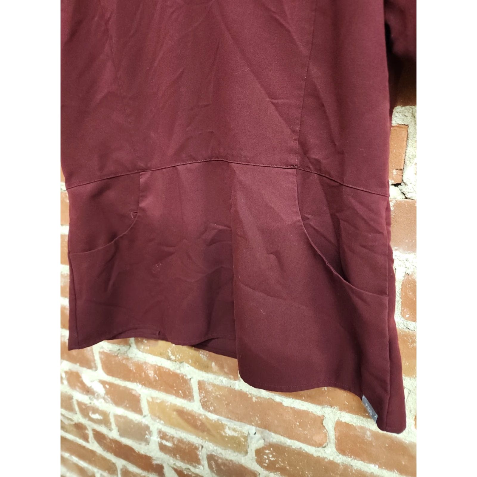 Vintage FIGS Scrub Top Womens Red Technical Collection Size M W20SW1036 Size M / US 6-8 / IT 42-44 - 5 Thumbnail