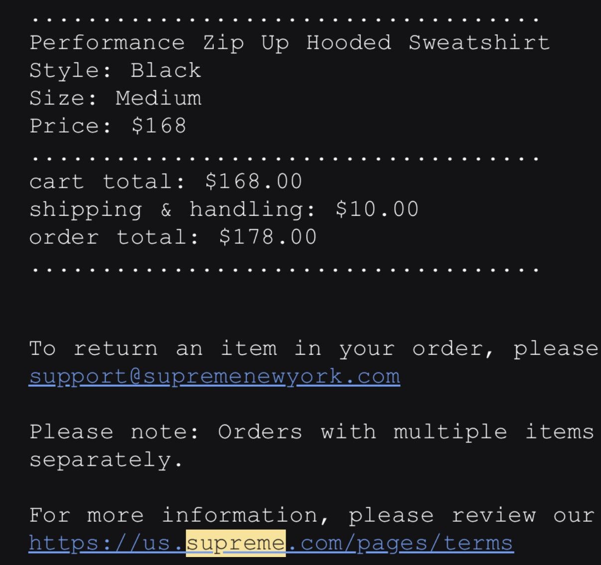 Supreme Supreme performance hoodie Size US M / EU 48-50 / 2 - 5 Thumbnail