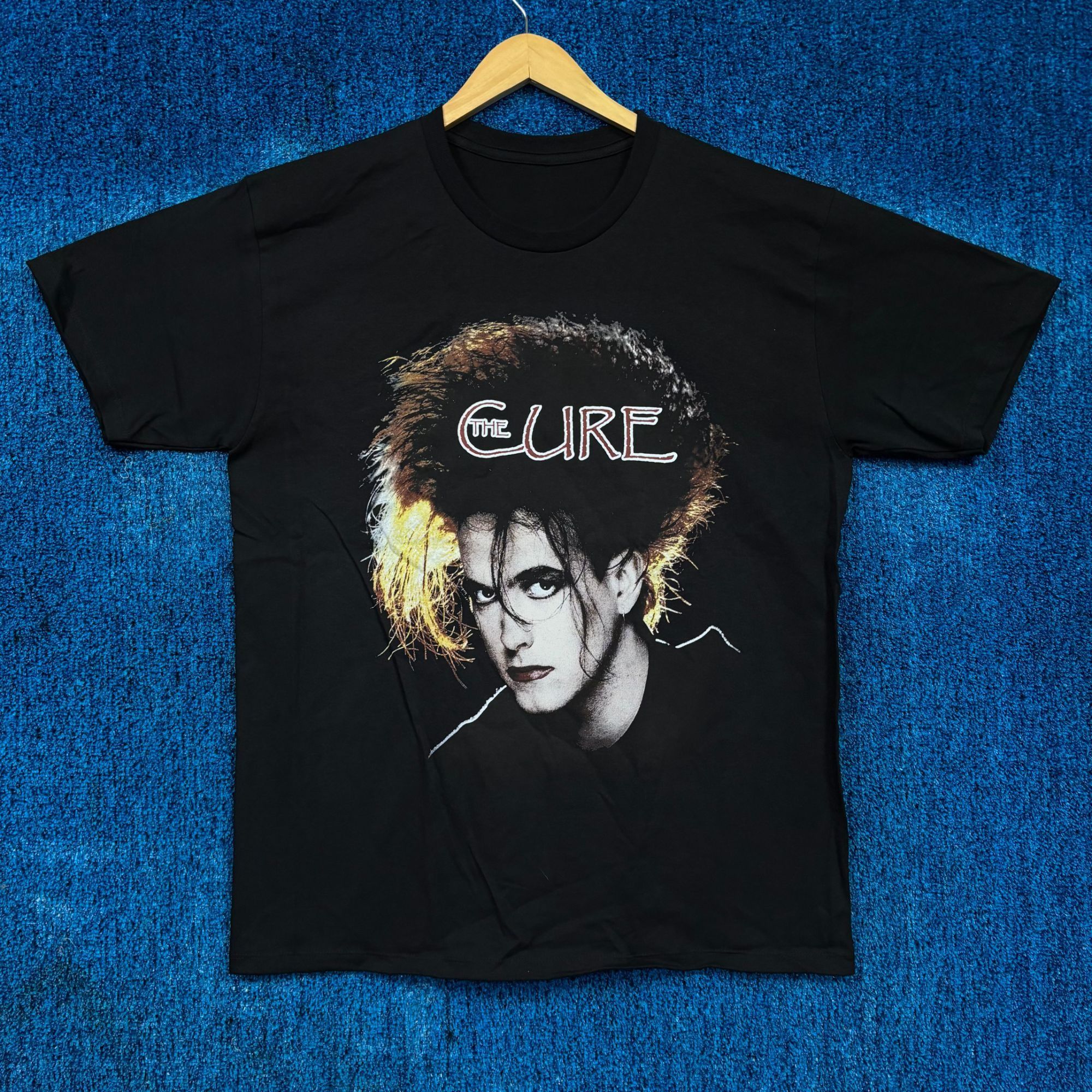The Cure The Cure Big Hair Robert Smith Portrait New Wave Band Tee L Size US L / EU 52-54 / 3 - 1 Thumbnail