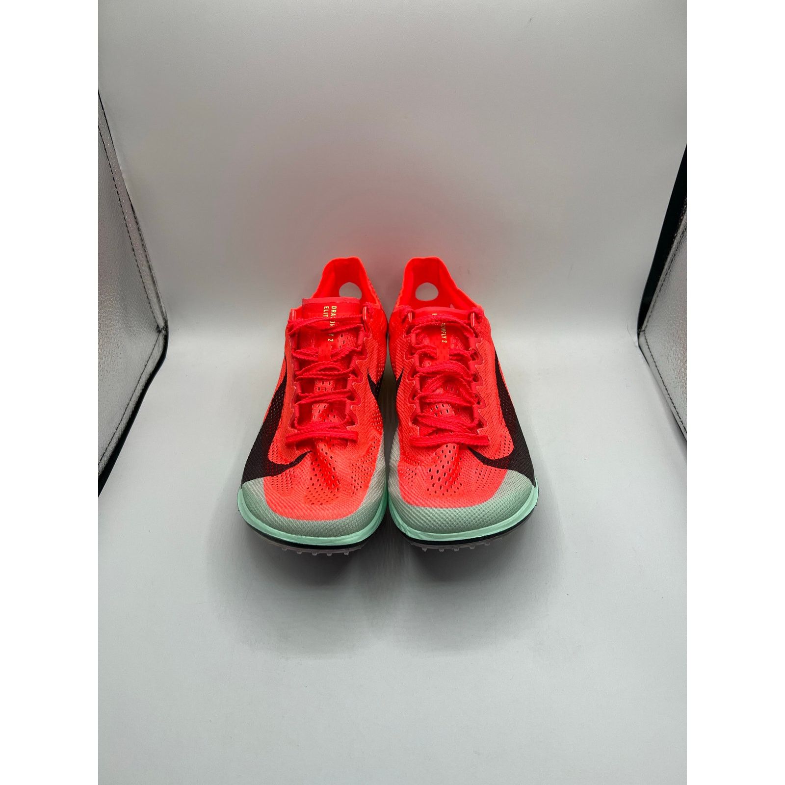 Nike Nike ZoomX Dragonfly 2 Elite “Bright Crimson Lime Blast” Size US 6 / IT 36 - 2 Thumbnail