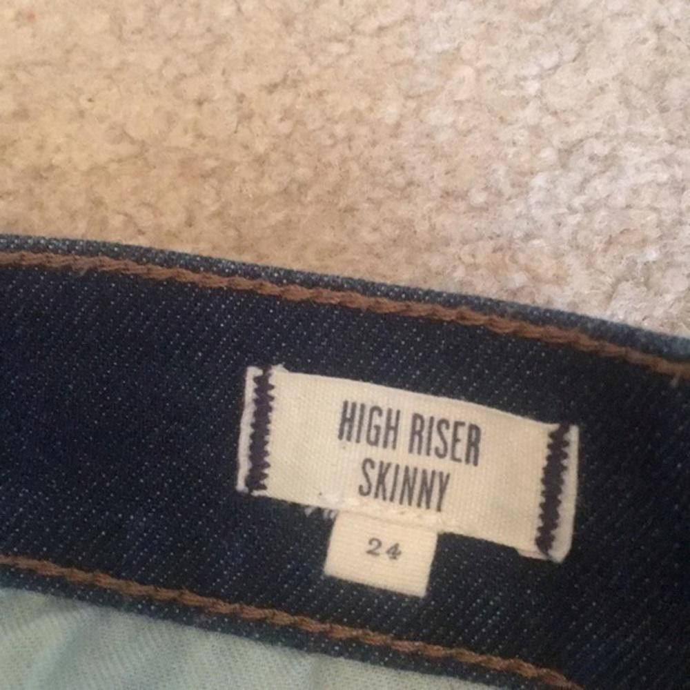 Madewell MADEWELL skinny high rise jeans Used Size 24" / US 00 / IT 34 - 4 Thumbnail