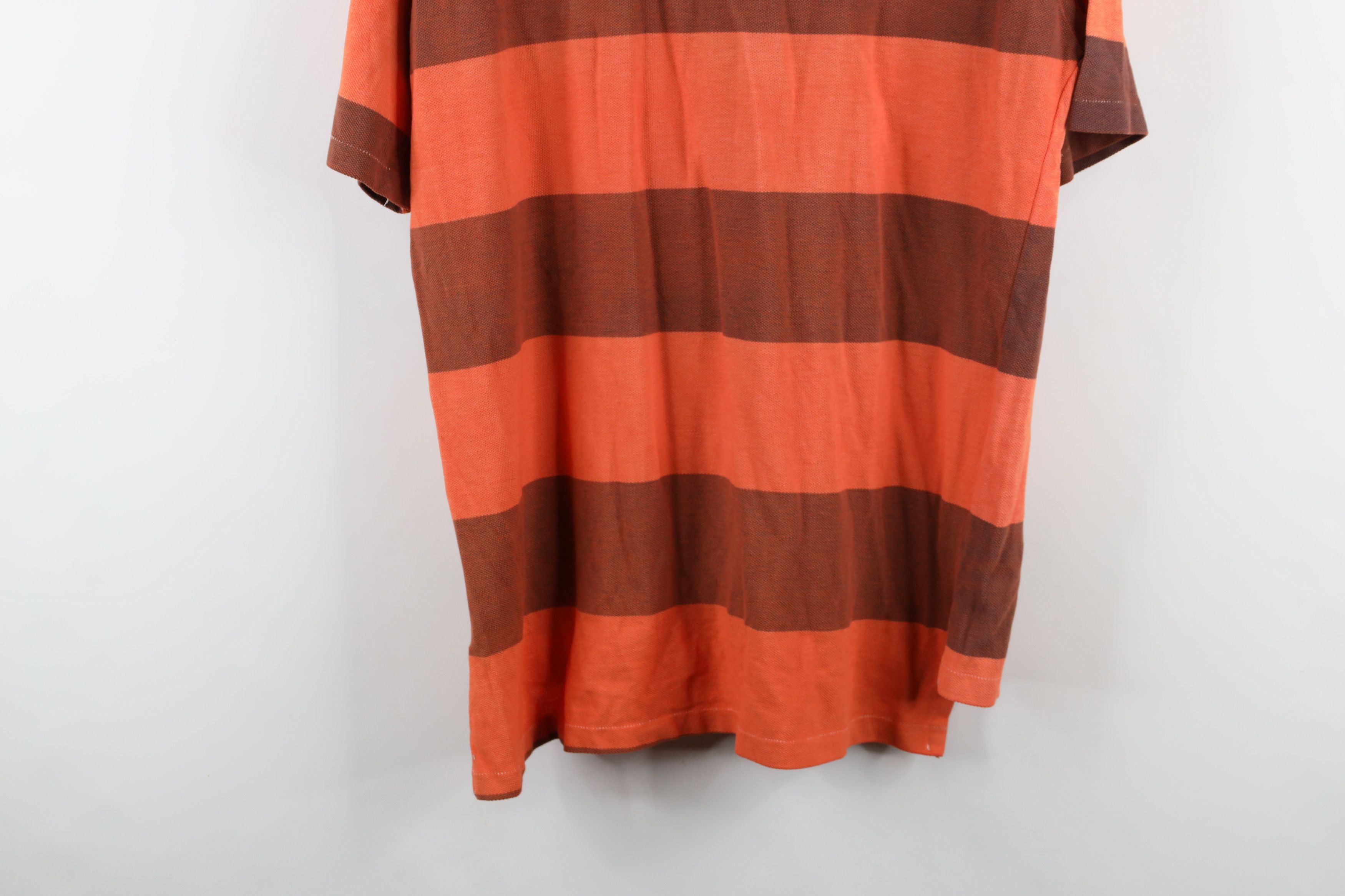 Ralph Lauren × Vintage Vintage 90s Ralph Lauren Spell Crest Striped Polo Shirt USA Size US L / EU 52-54 / 3 - 13 Thumbnail