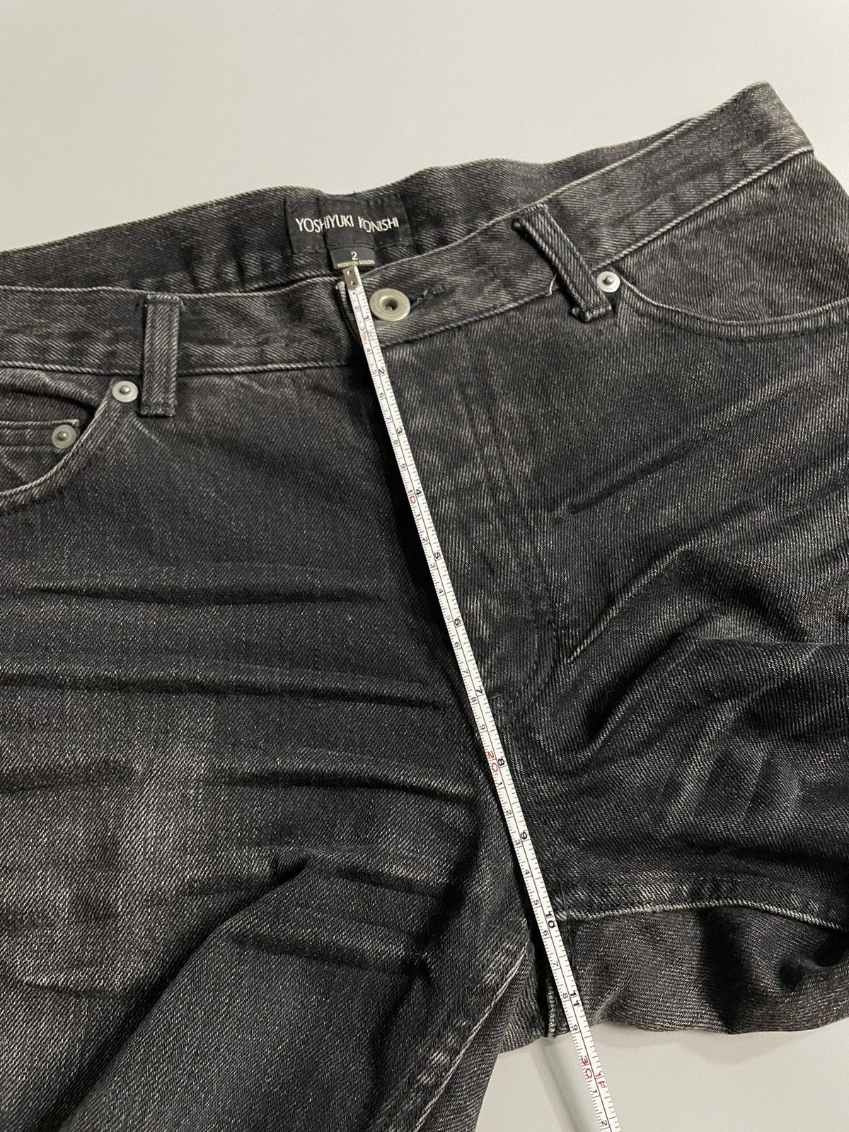If Six Was Nine Yoshiyuki Konishi Black Washed Denim Size US 32 / EU 48 - 21 Thumbnail