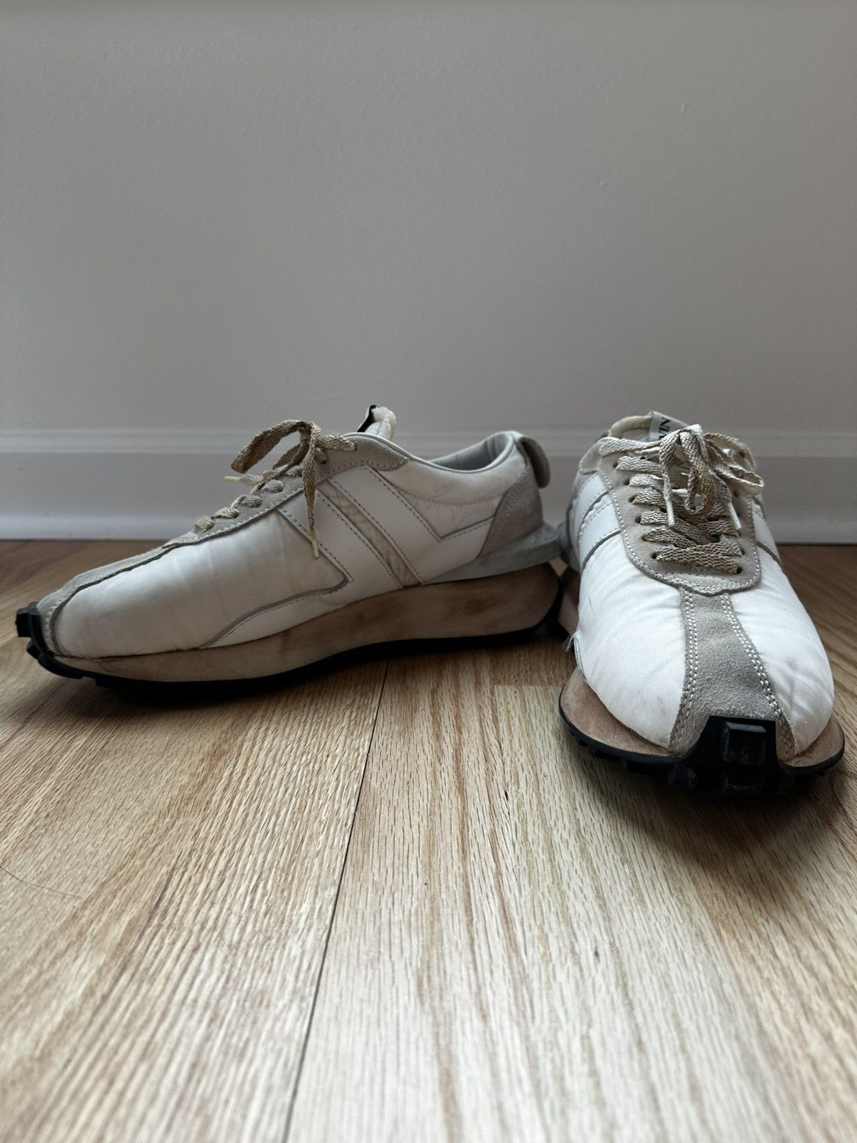 Lanvin Lanvin Bumper Sneaker White Nylon Size US 10 / EU 43 - 6 Thumbnail