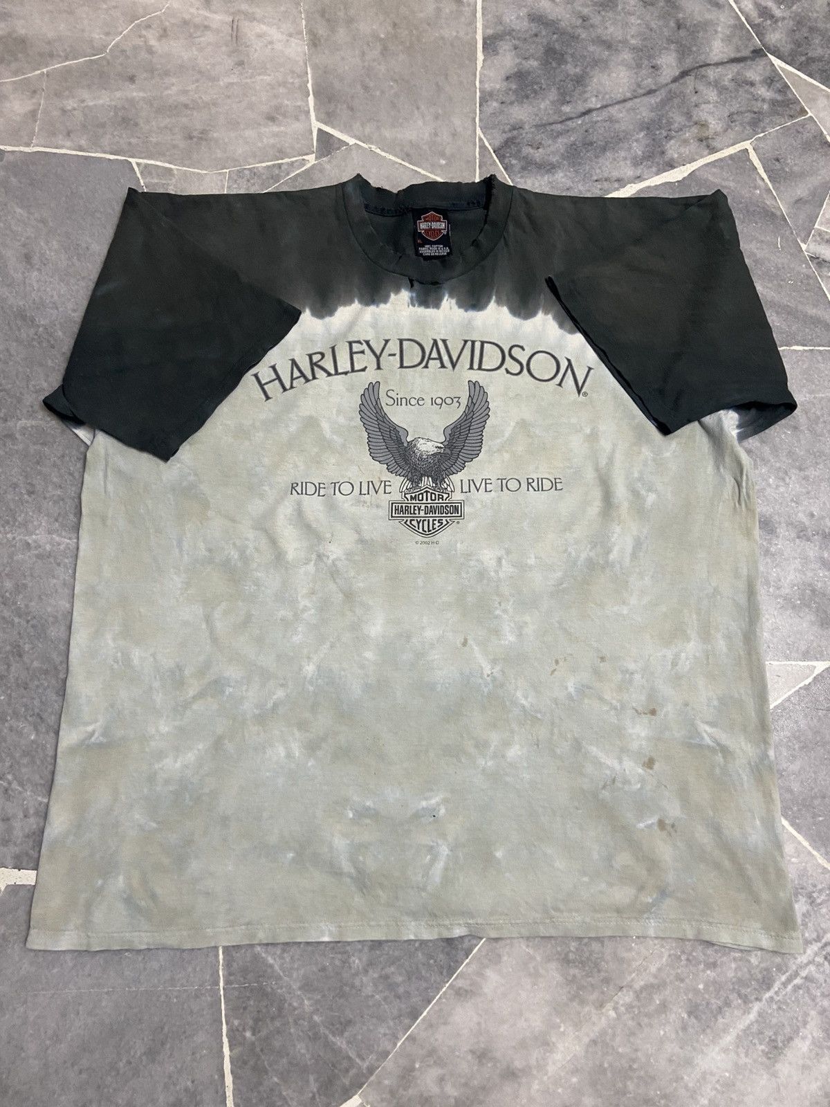 Harley Davidson Vintage Harley Davidson Tee Size US XL / EU 56 / 4 - 4 Thumbnail