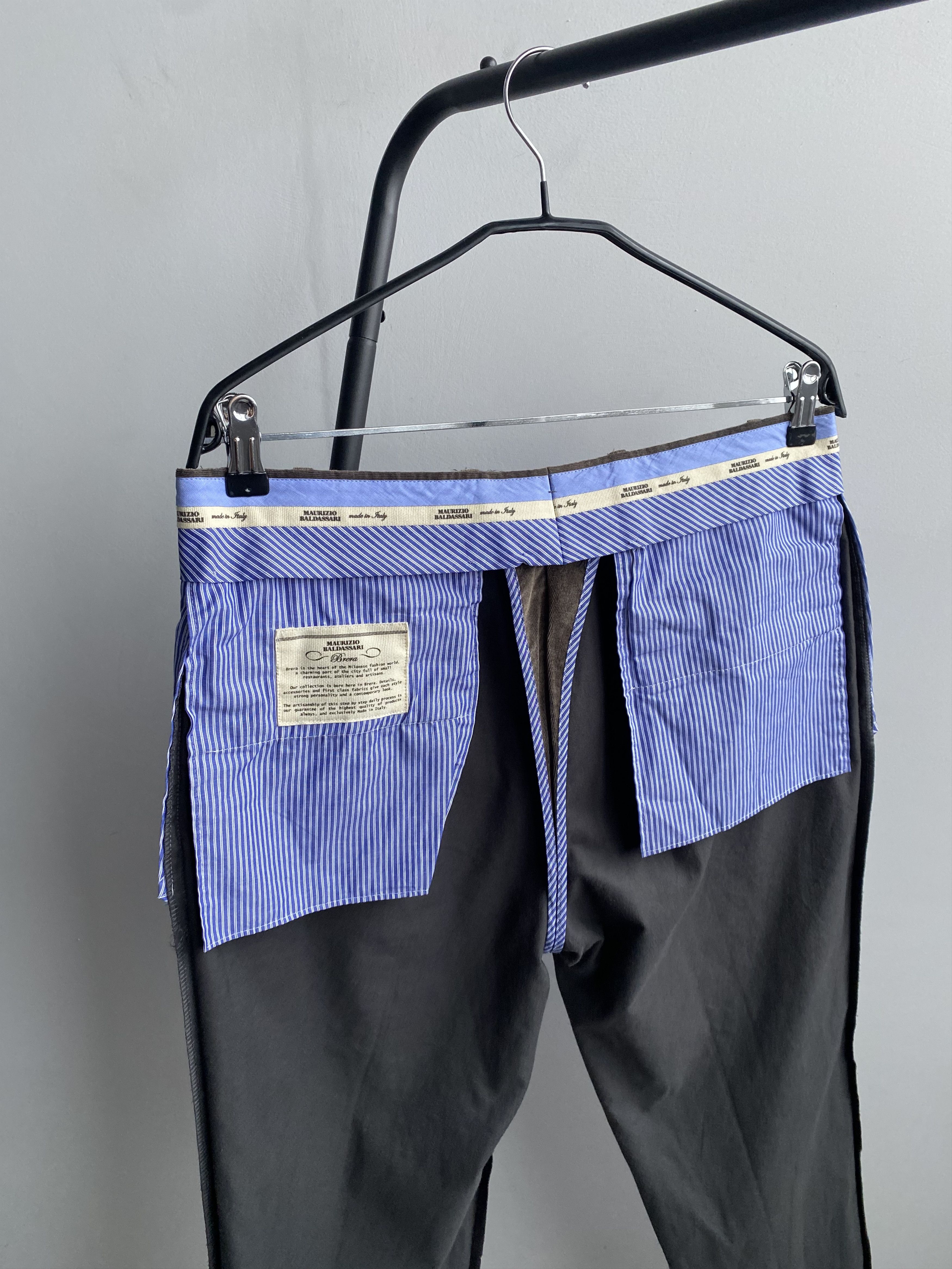 Maurizio Baldassari Maurizio Baldassari Corduroy Cropped Chino Trousers Size US 33 - 8 Thumbnail