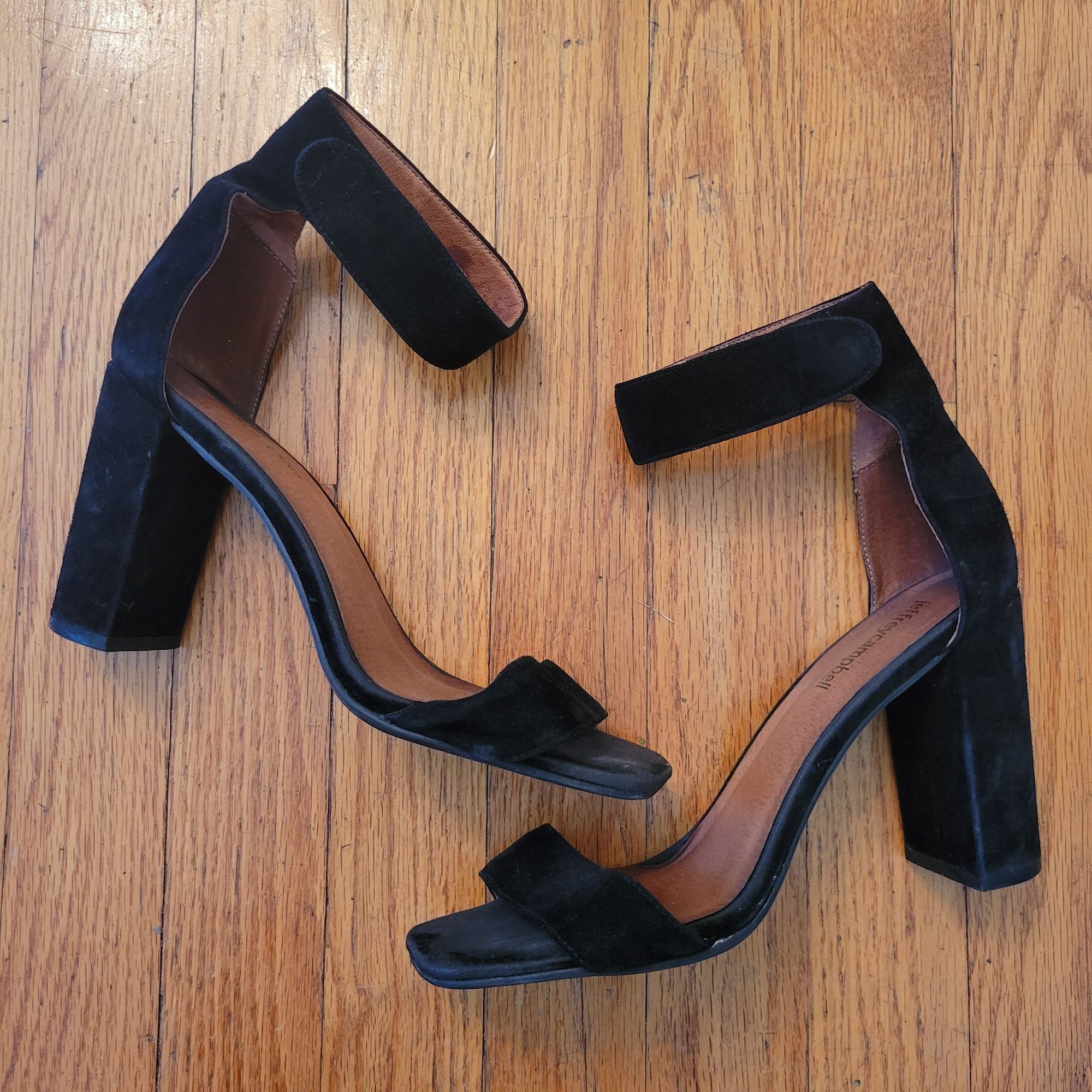 Jeffrey Campbell Jeffrey Campbell Black Suede Leather Ankle Strap High Block Size US 8 / IT 38 - 3 Thumbnail