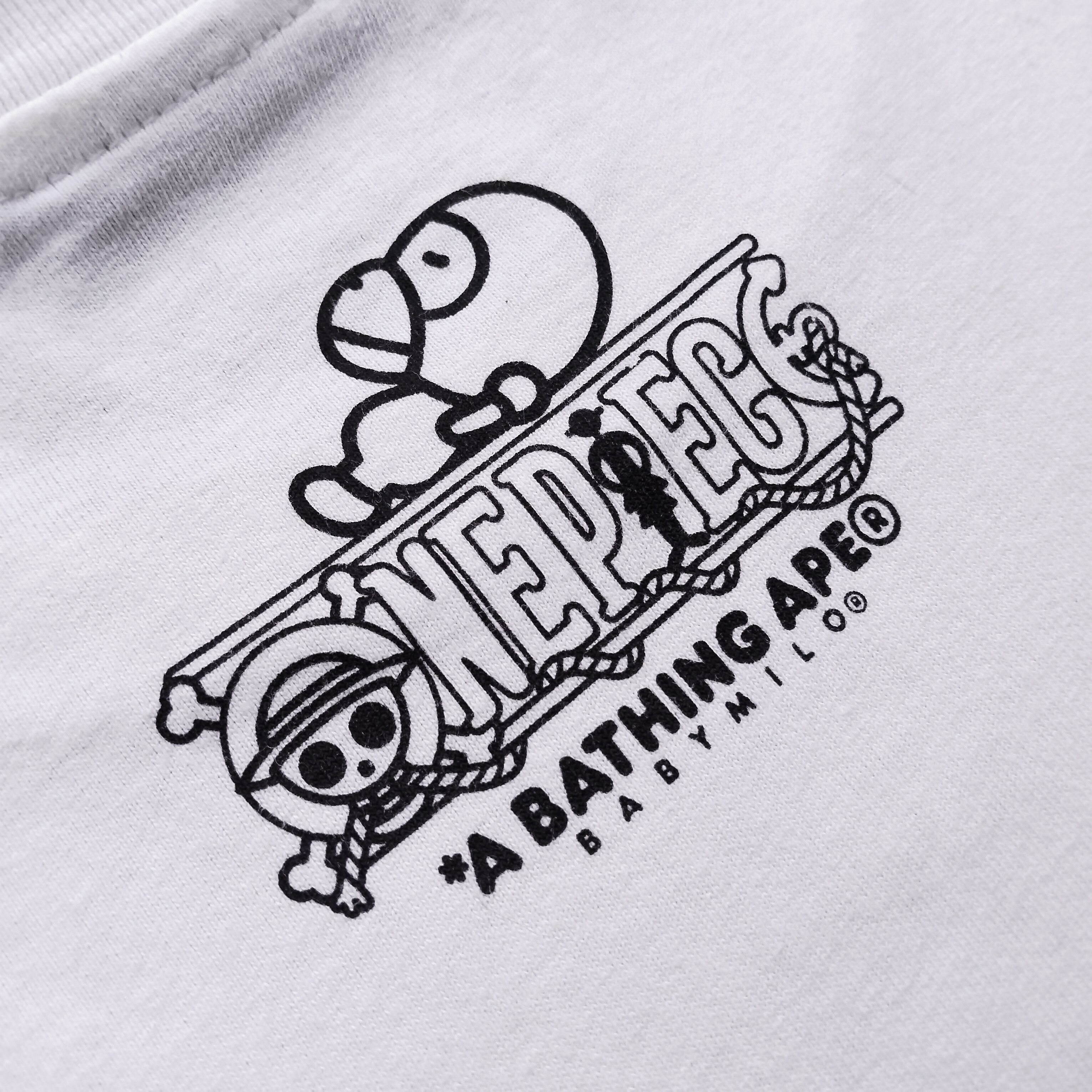Bape 2017 Bape x One Piece Baby Milo Tee Size S / US 4 / IT 40 - 4 Thumbnail