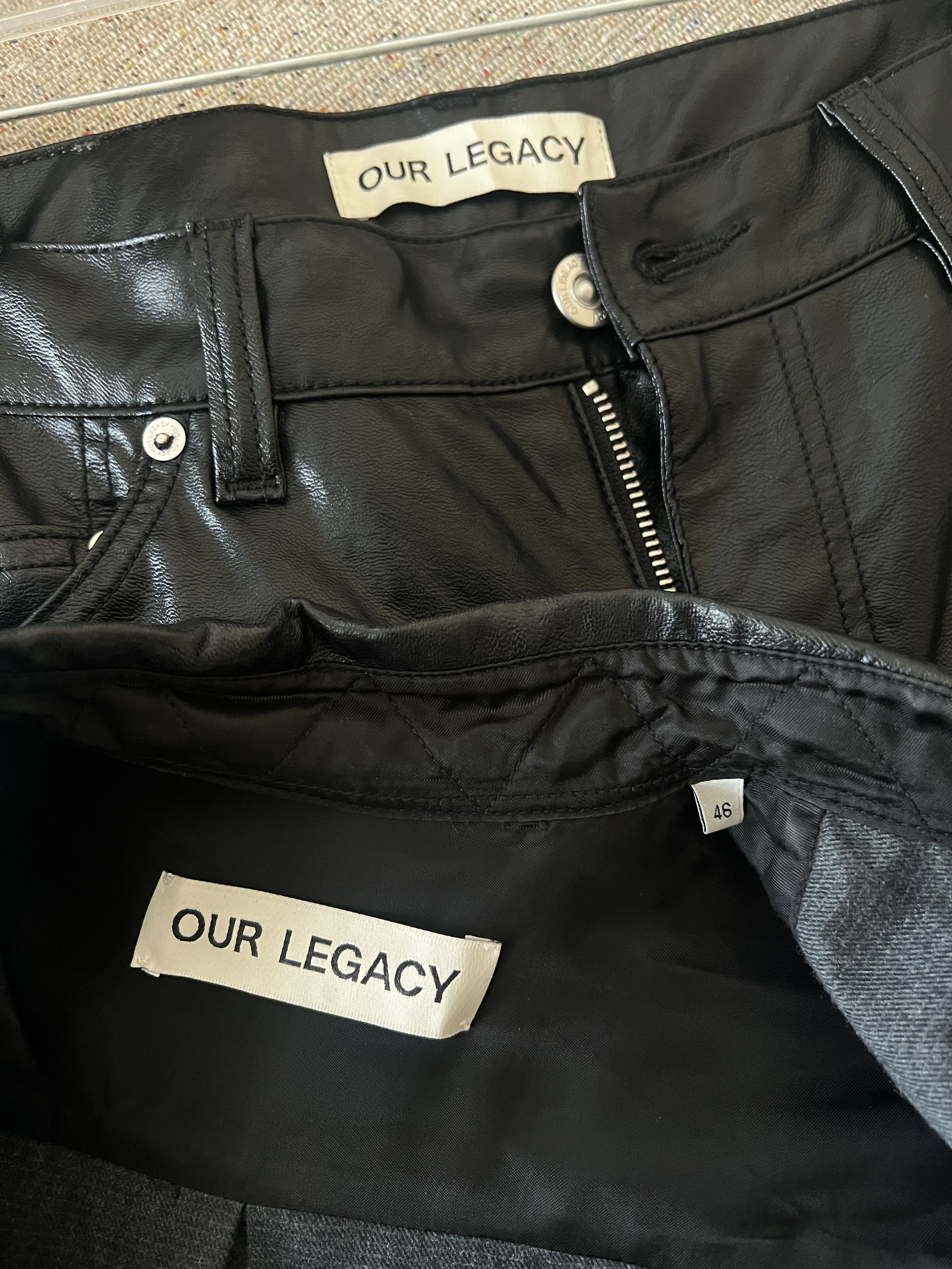 Our Legacy OUR LEGACY COCO 70S FAUX LEATHER SHIRT Size US M / EU 48-50 / 2 - 4 Thumbnail