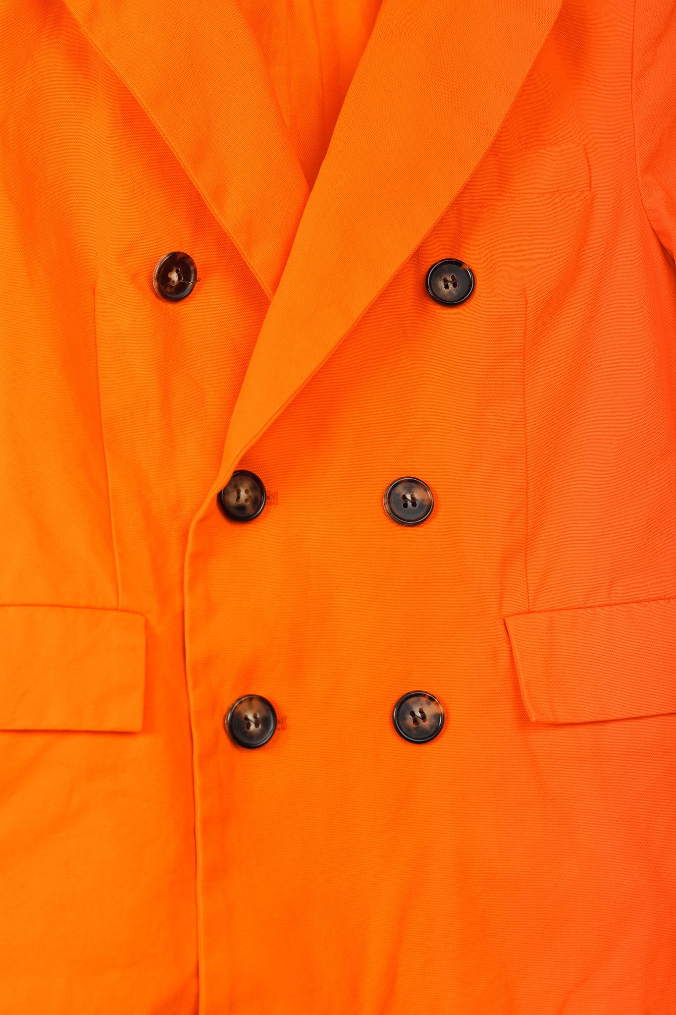 Marni Marni SS/12 Orange Cotton Double-Breasted Blazer Size XS / US 0-2 / IT 36-38 - 7 Thumbnail
