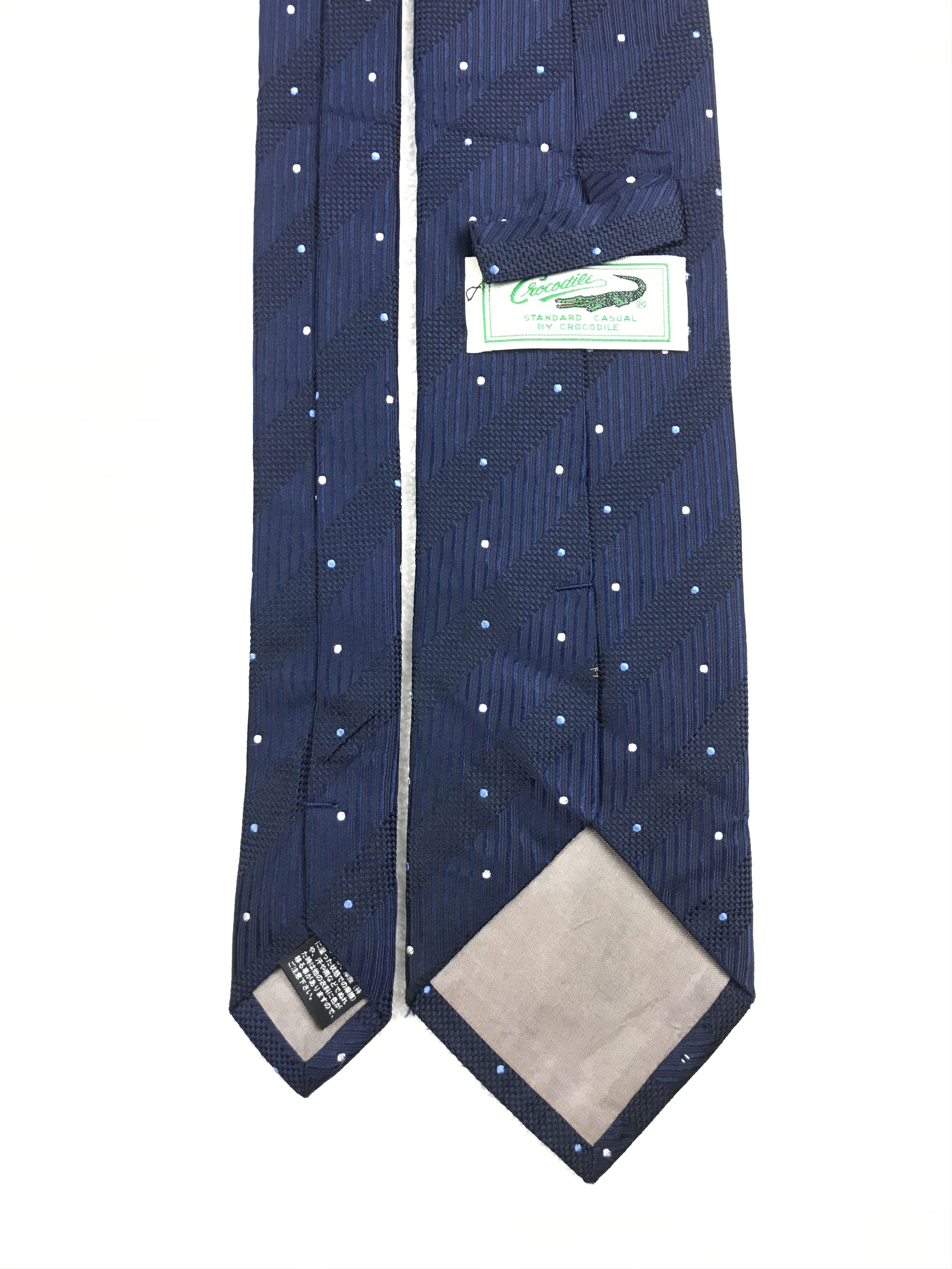 Designer × Vintage Vintage Crocodile Silk Necktie Size ONE SIZE - 4 Thumbnail