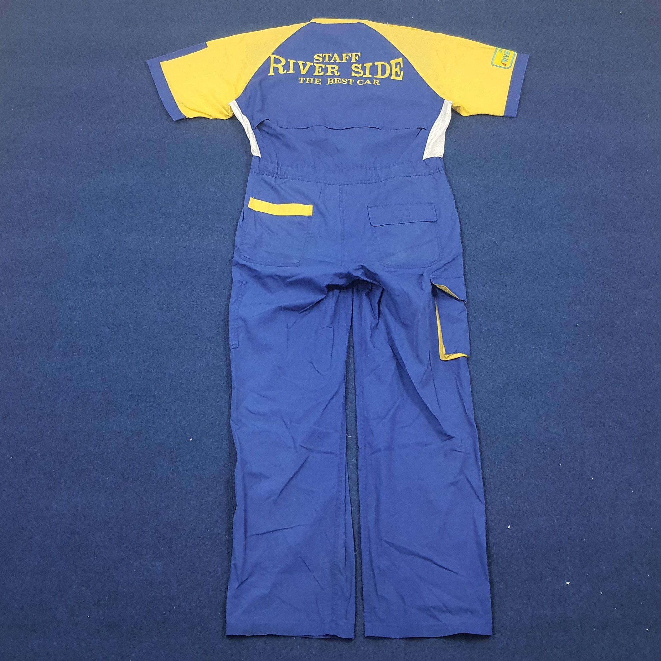 Vintage Vintage River Side Staff Racing Workwear Coverall Size US M / EU 48-50 / 2 - 2 Thumbnail