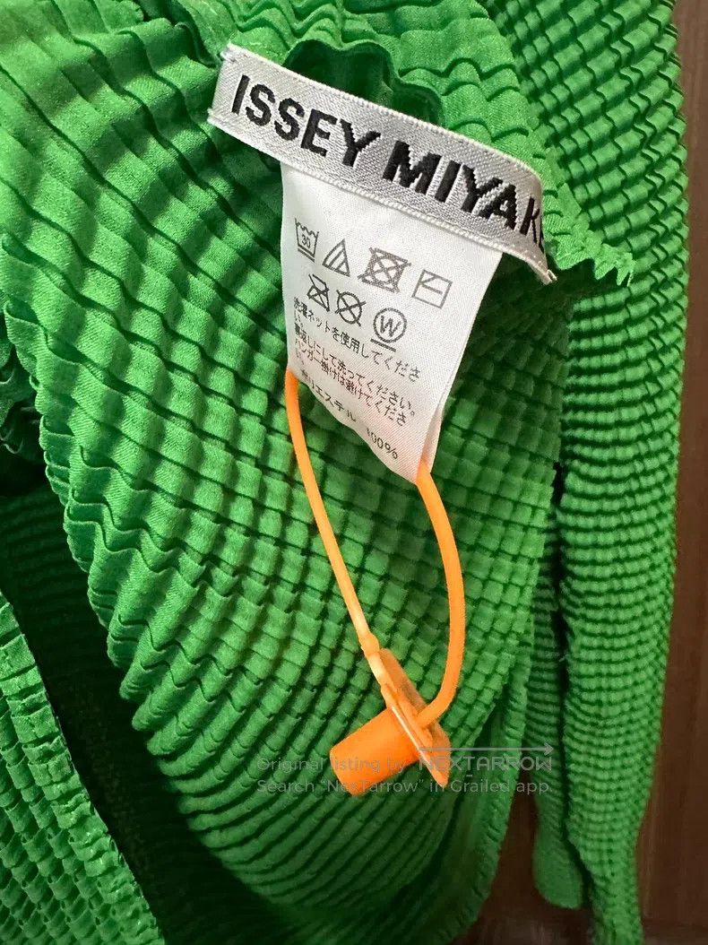 Issey Miyake Issey Miyake Green Long Sleeve Top Size M / US 6-8 / IT 42-44 - 3 Thumbnail