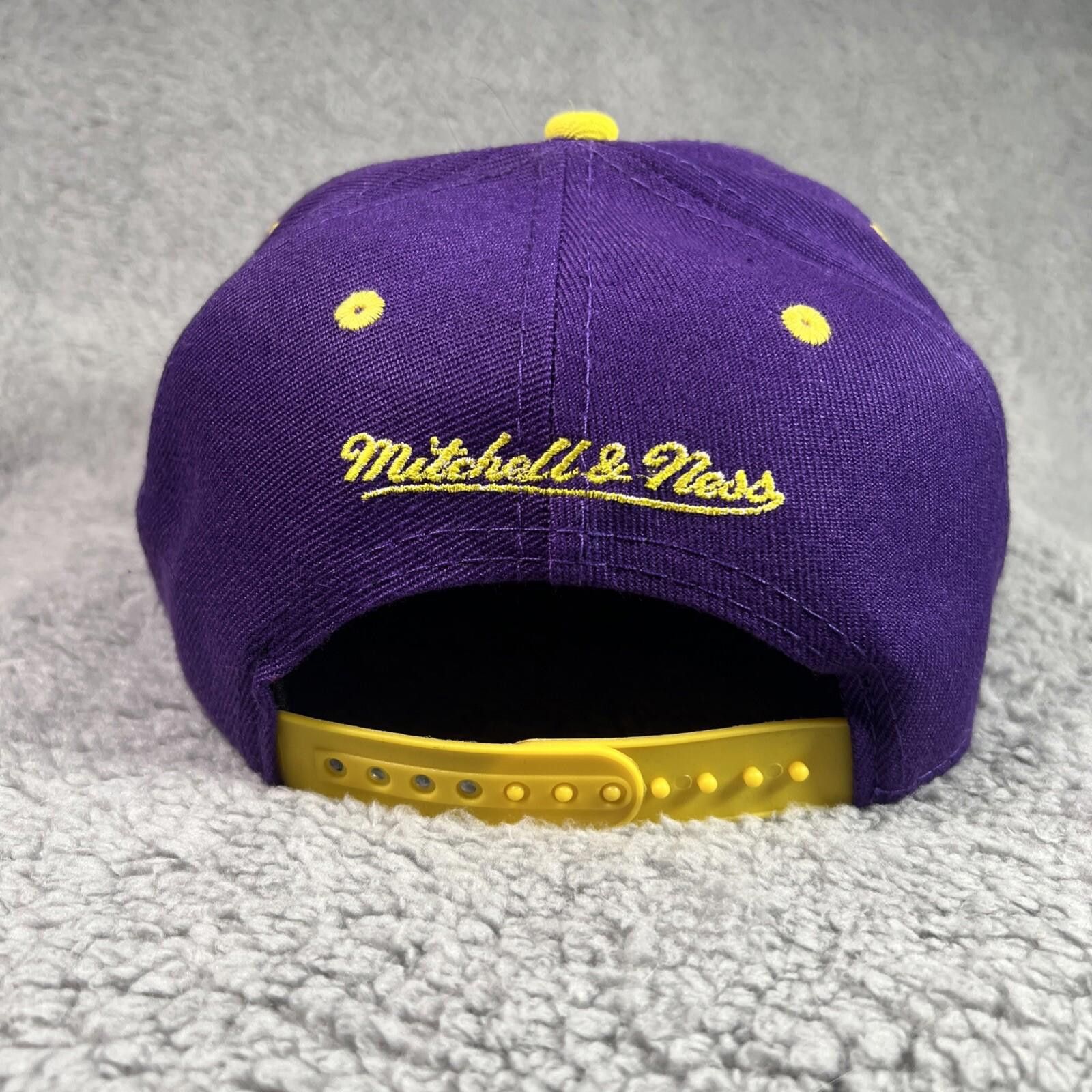 Mitchell & Ness LA Lakers NBA Basketball Mitchell & Ness Snapback Hat Y2K Size ONE SIZE - 4 Thumbnail