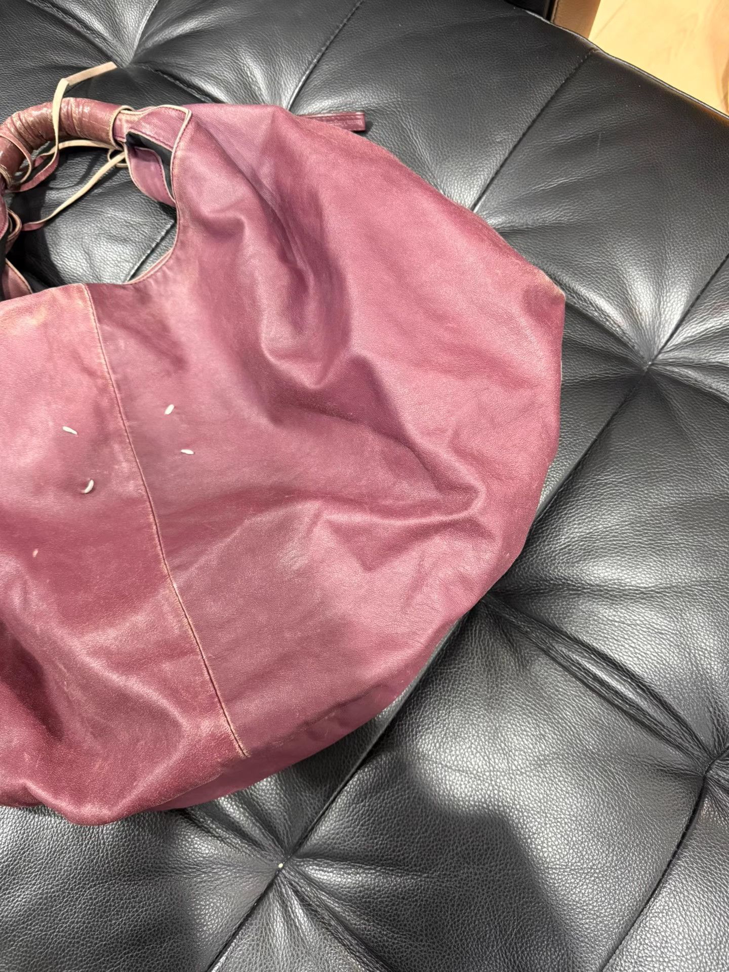Maison Margiela Maison Margiela 09AW Fringe Hobo Bag (Original Era) K20 Size ONE SIZE - 3 Thumbnail