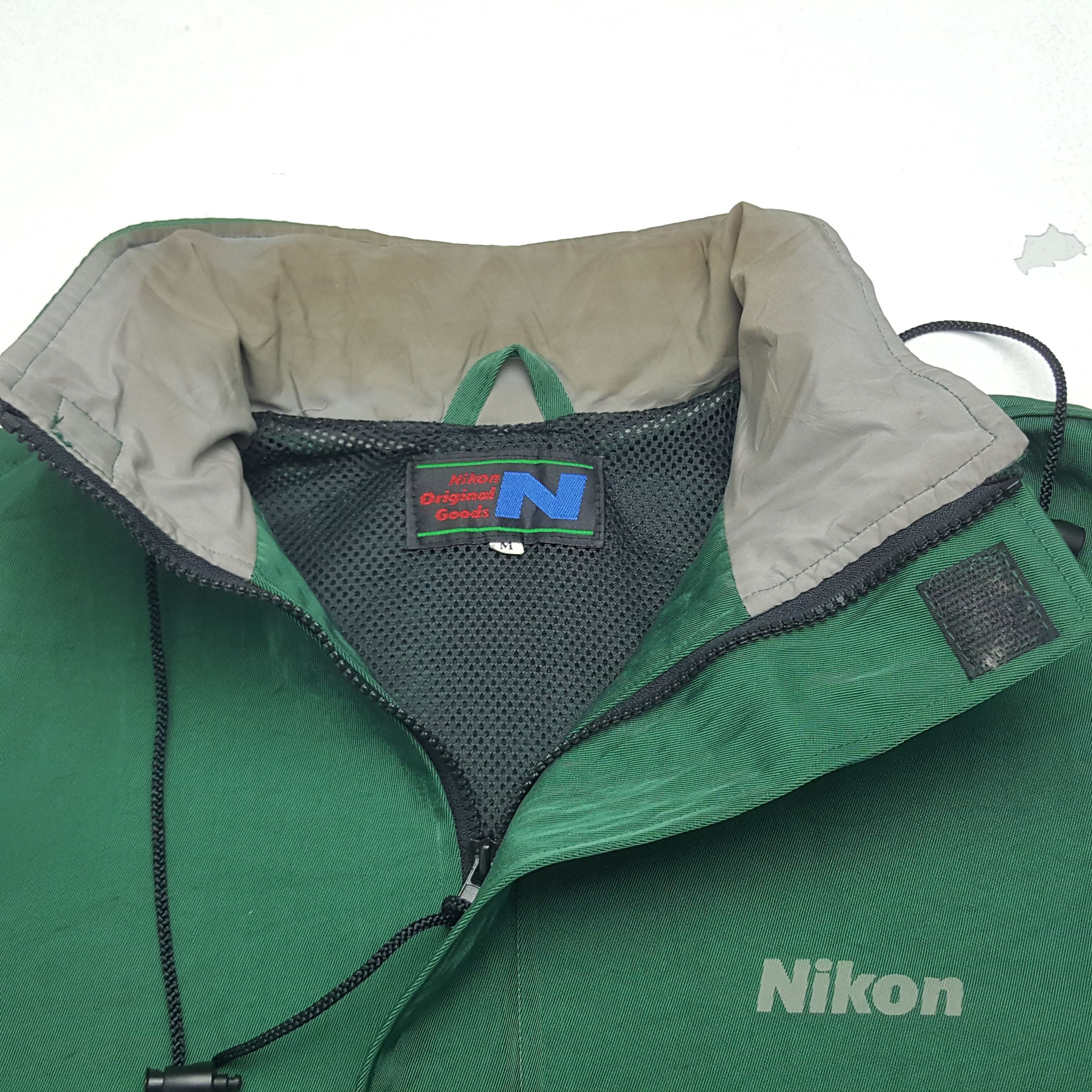 Nikon × Vintage Vintage Nikon Zipper Windbreaker Jacket Size US M / EU 48-50 / 2 - 4 Thumbnail